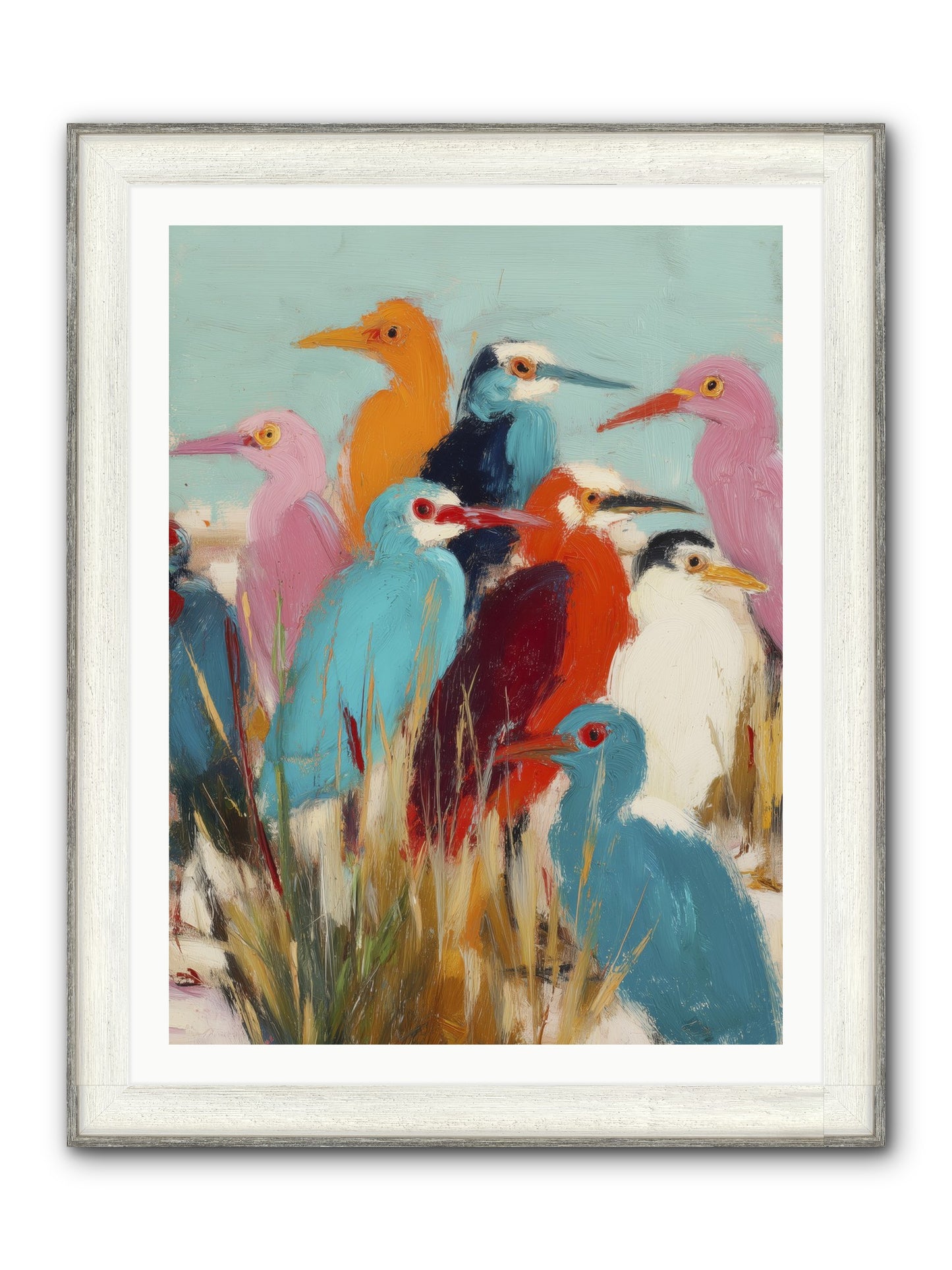 Timeless Songs Framed Print - Driftwood White 30x40