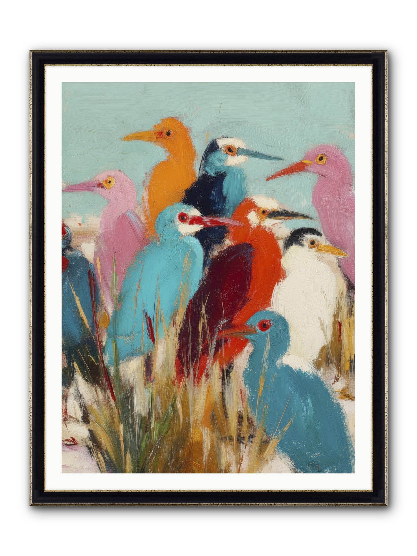 Timeless Songs Framed Print - Black & Gold 36x48