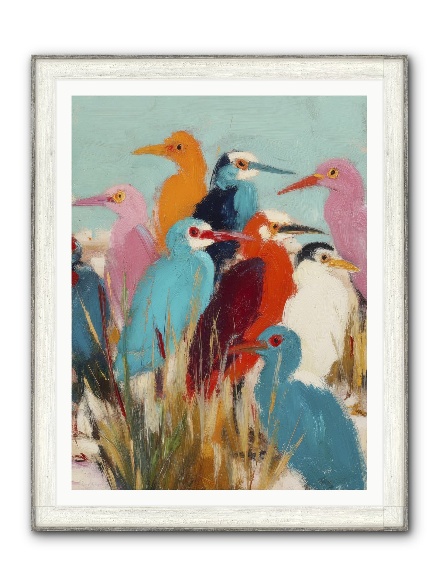 Timeless Songs Framed Print - Driftwood White 36x48