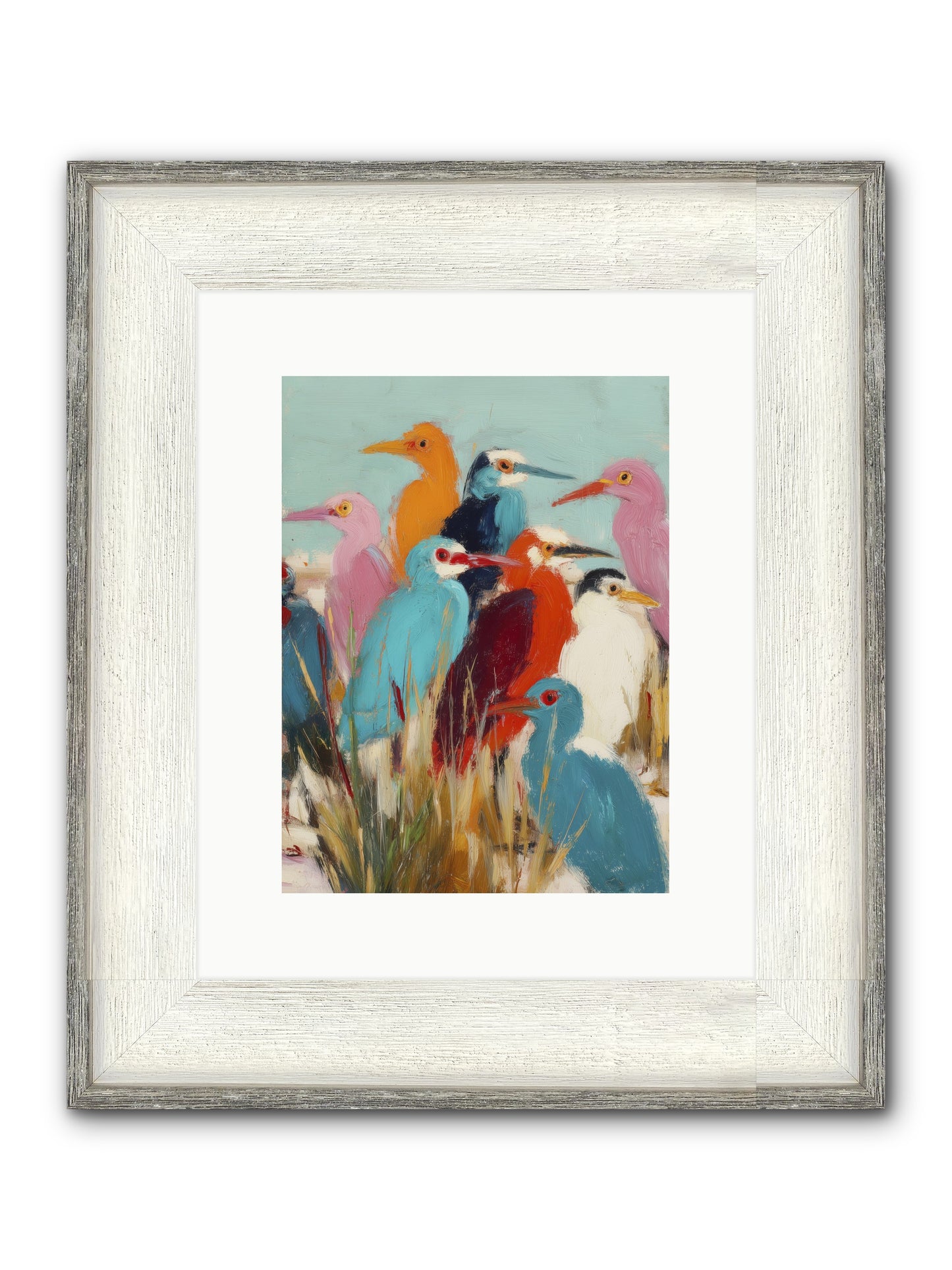 Timeless Songs Framed Print - Driftwood White 9x12