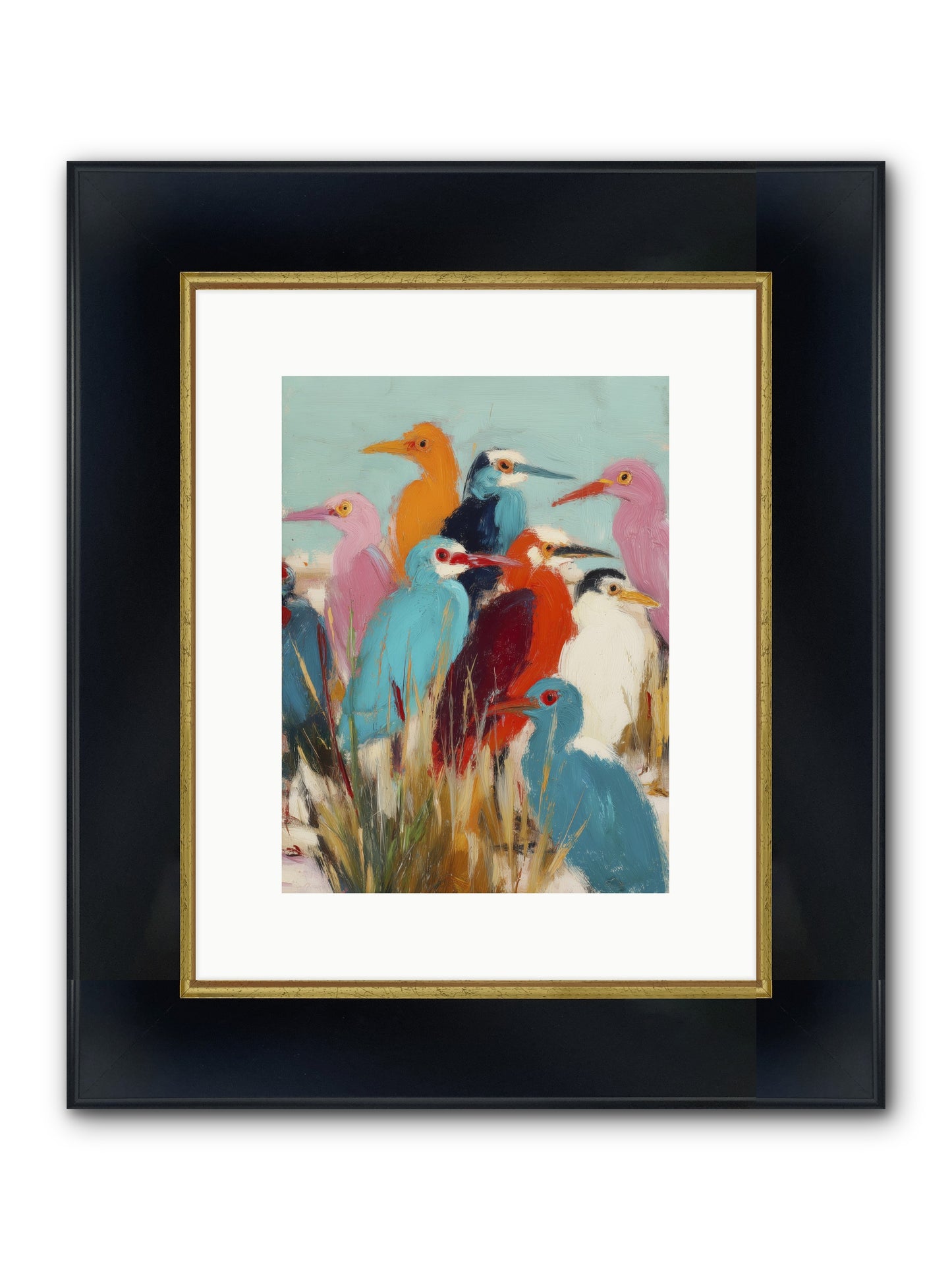 Timeless Songs Framed Print - Wide Black w/Gold 9x12