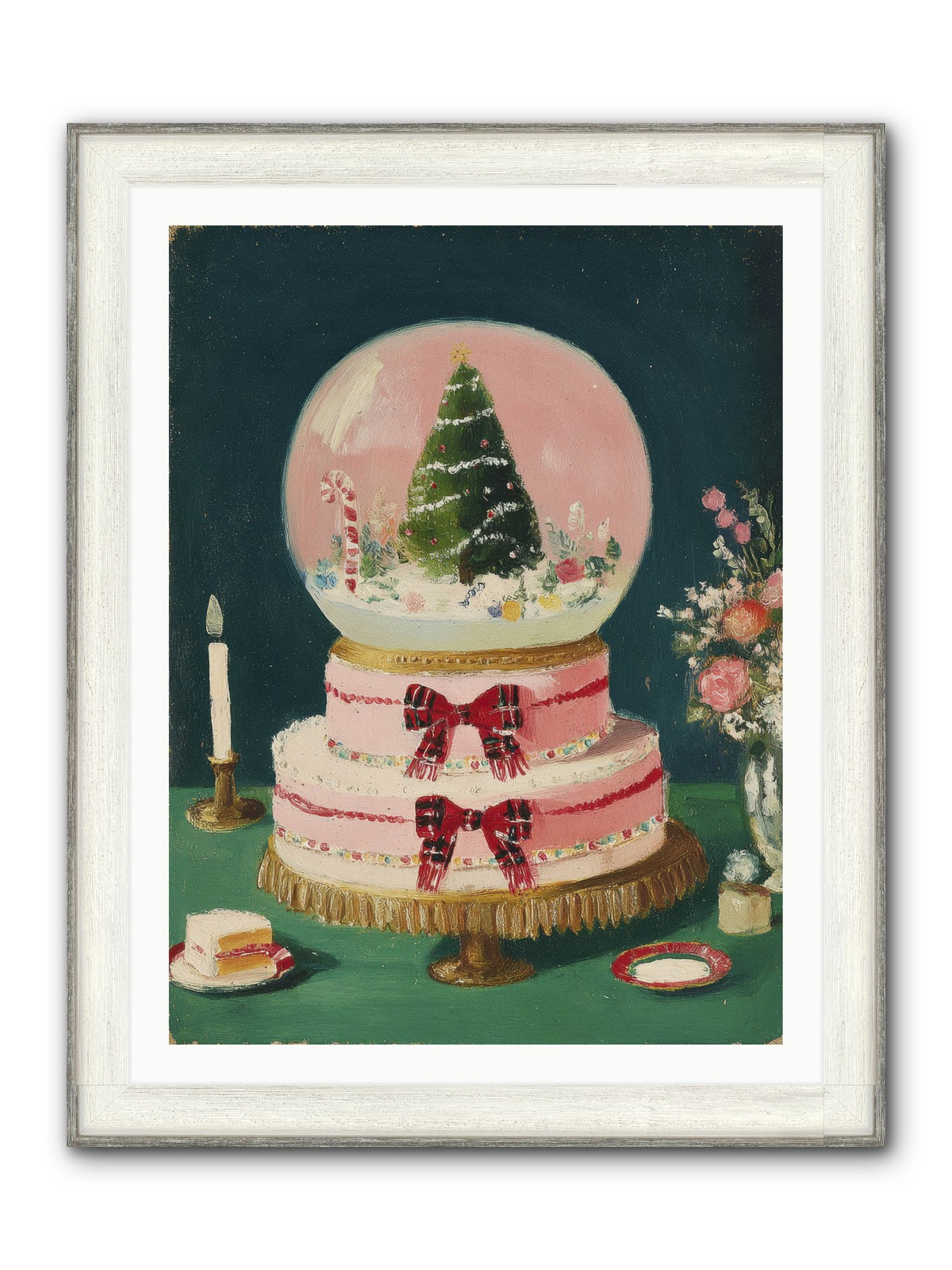 Tiny Magic Framed Print - Driftwood White 30x40