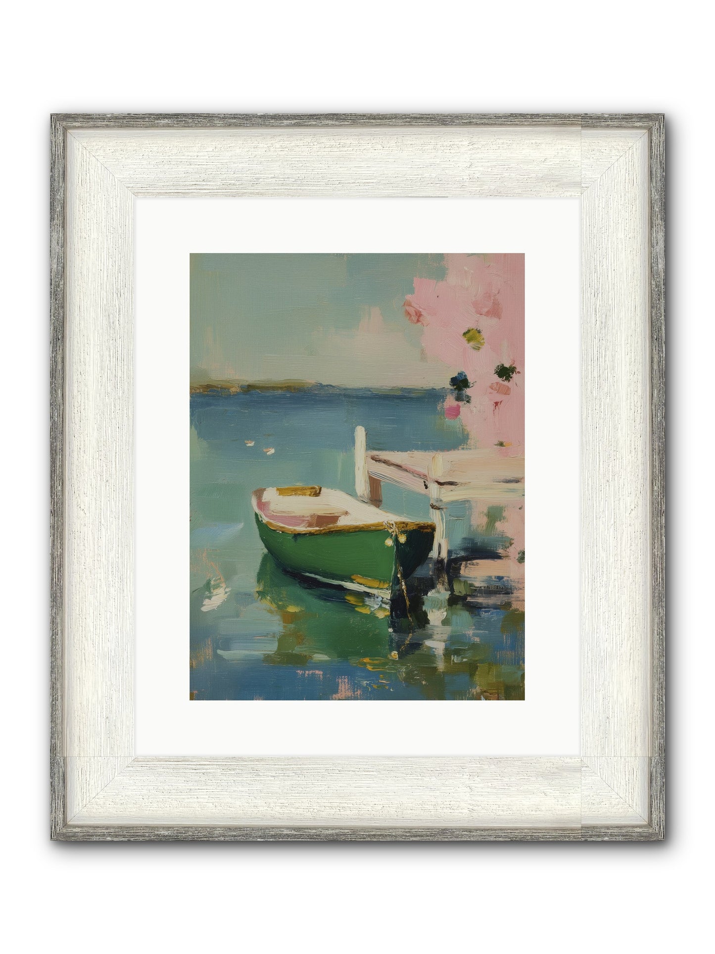 Tomorrow's Journey Framed Print - Driftwood White 12x16