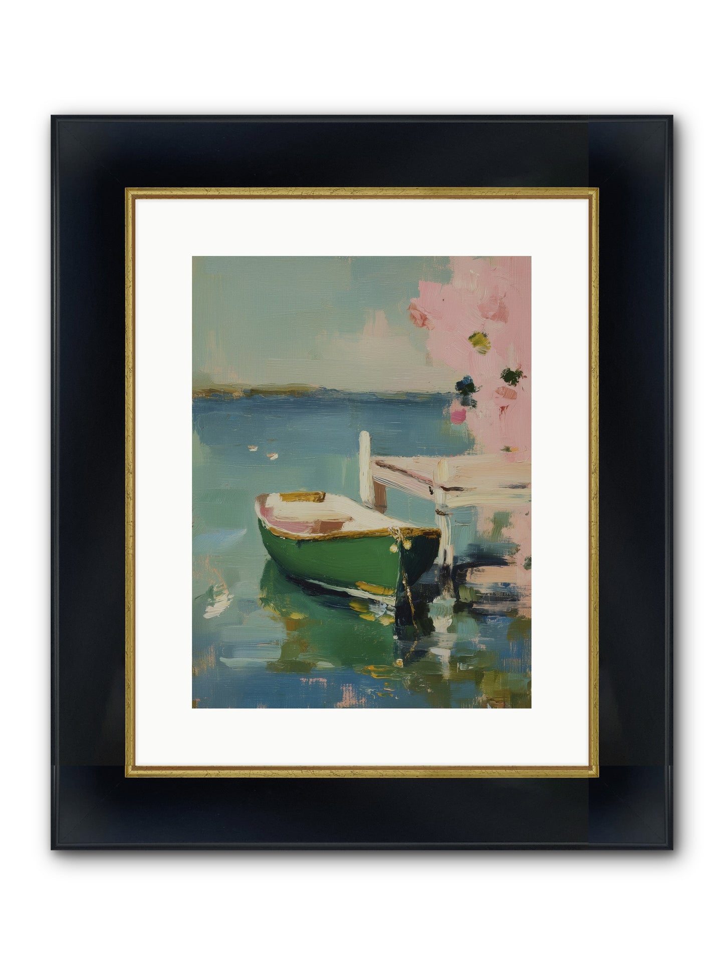 Tomorrow's Journey Framed Print - Wide Black w/Gold 12x16