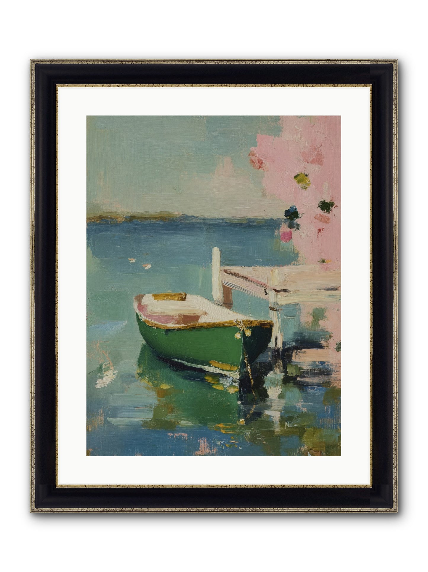 Tomorrow's Journey Framed Print - Black & Gold 18x24