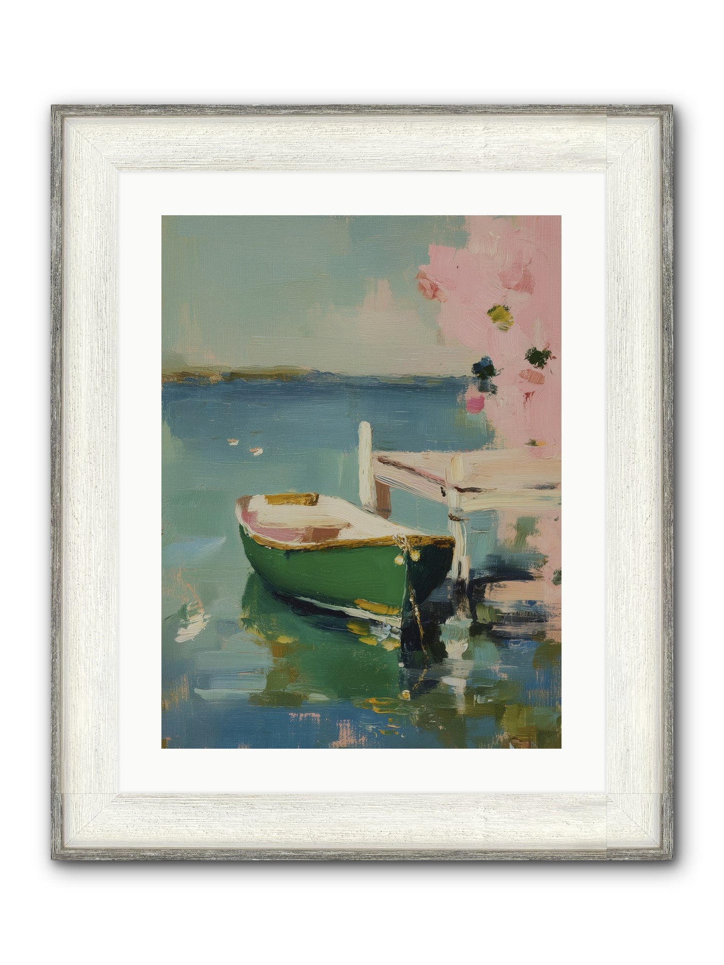 Tomorrow's Journey Framed Print - Driftwood White 18x24