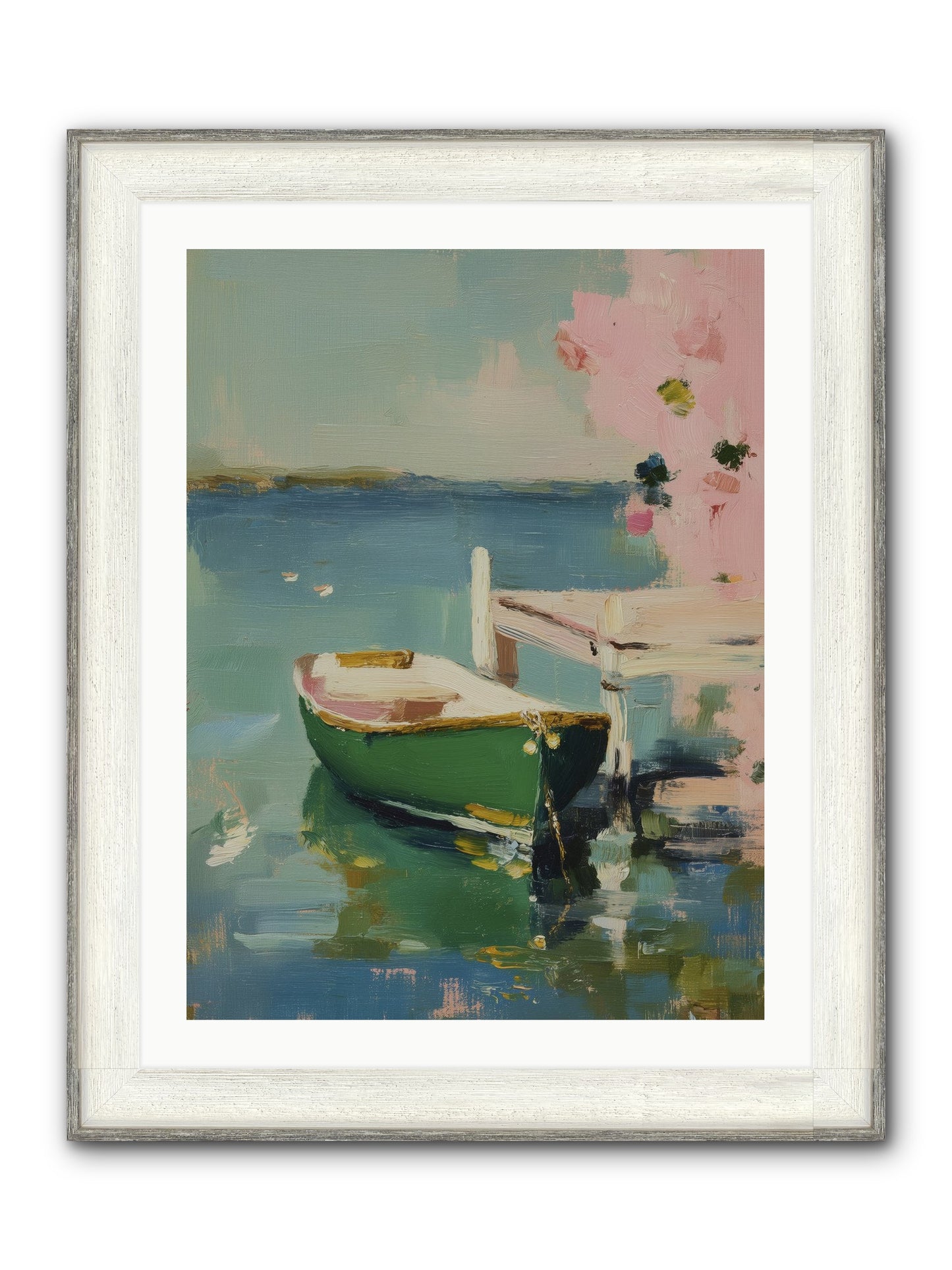 Tomorrow's Journey Framed Print - Driftwood White 24x32