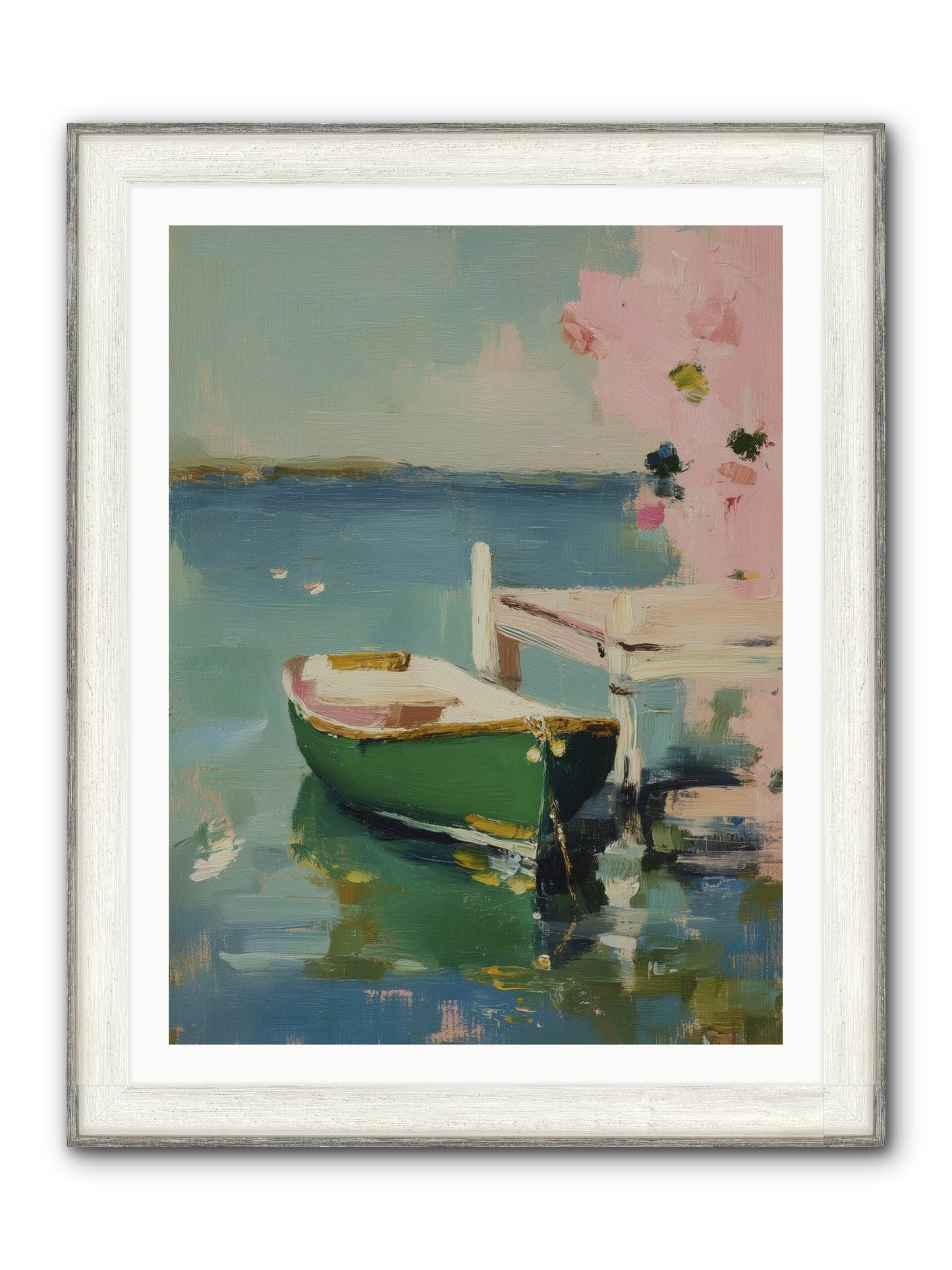 Tomorrow's Journey Framed Print - Driftwood White 30x40