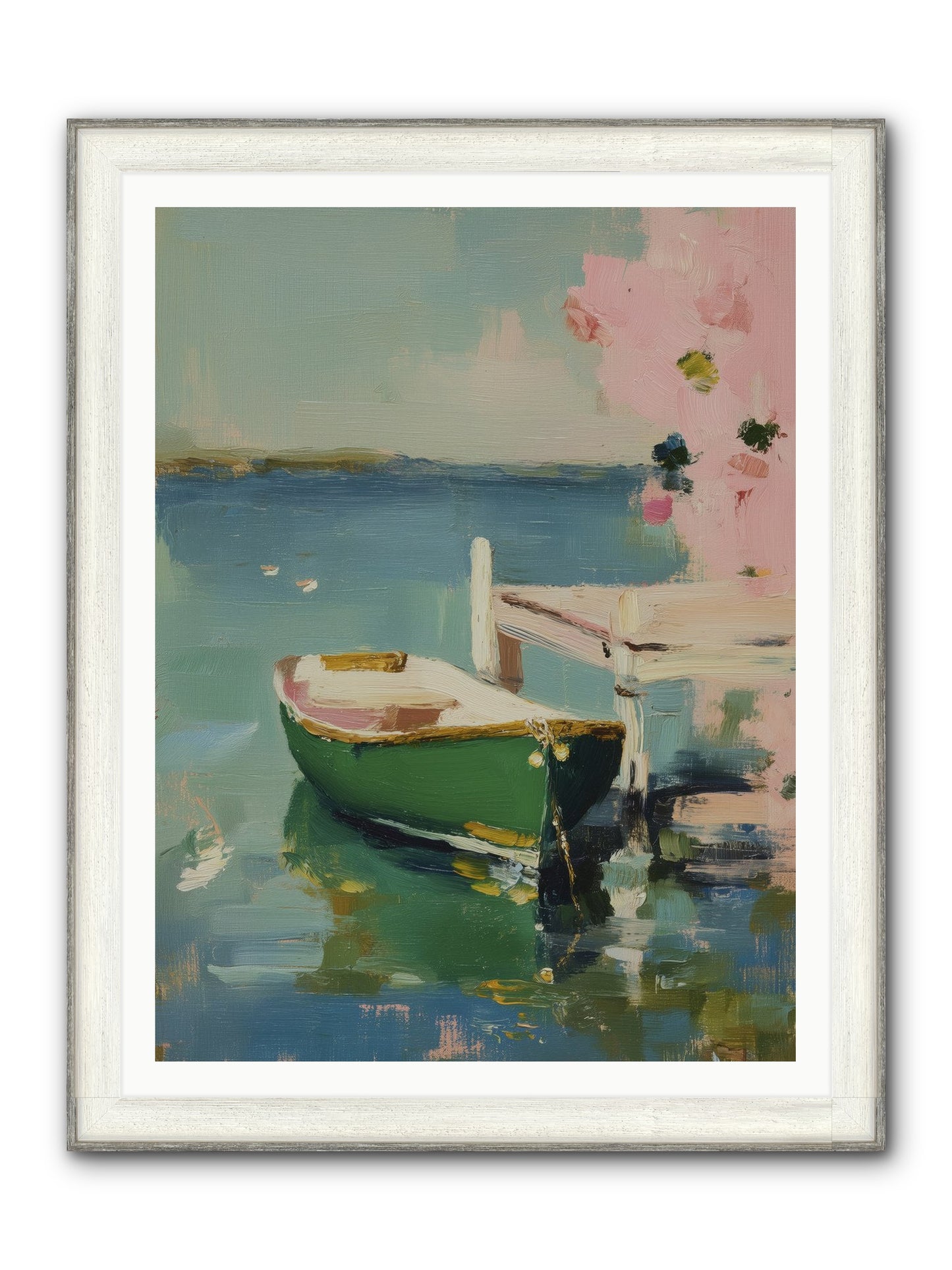 Tomorrow's Journey Framed Print - Driftwood White 36x48