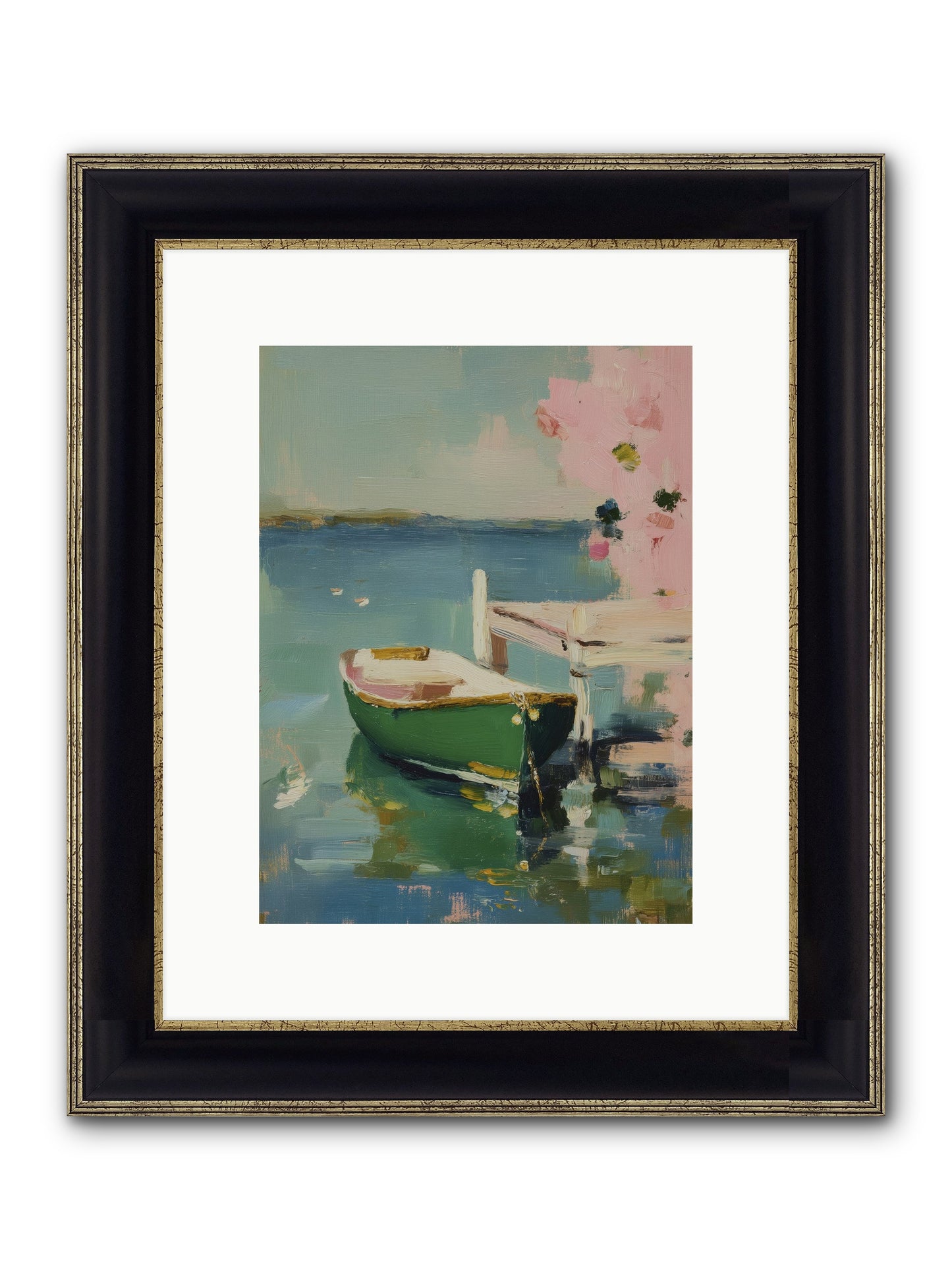 Tomorrow's Journey Framed Print - Black & Gold 9x12