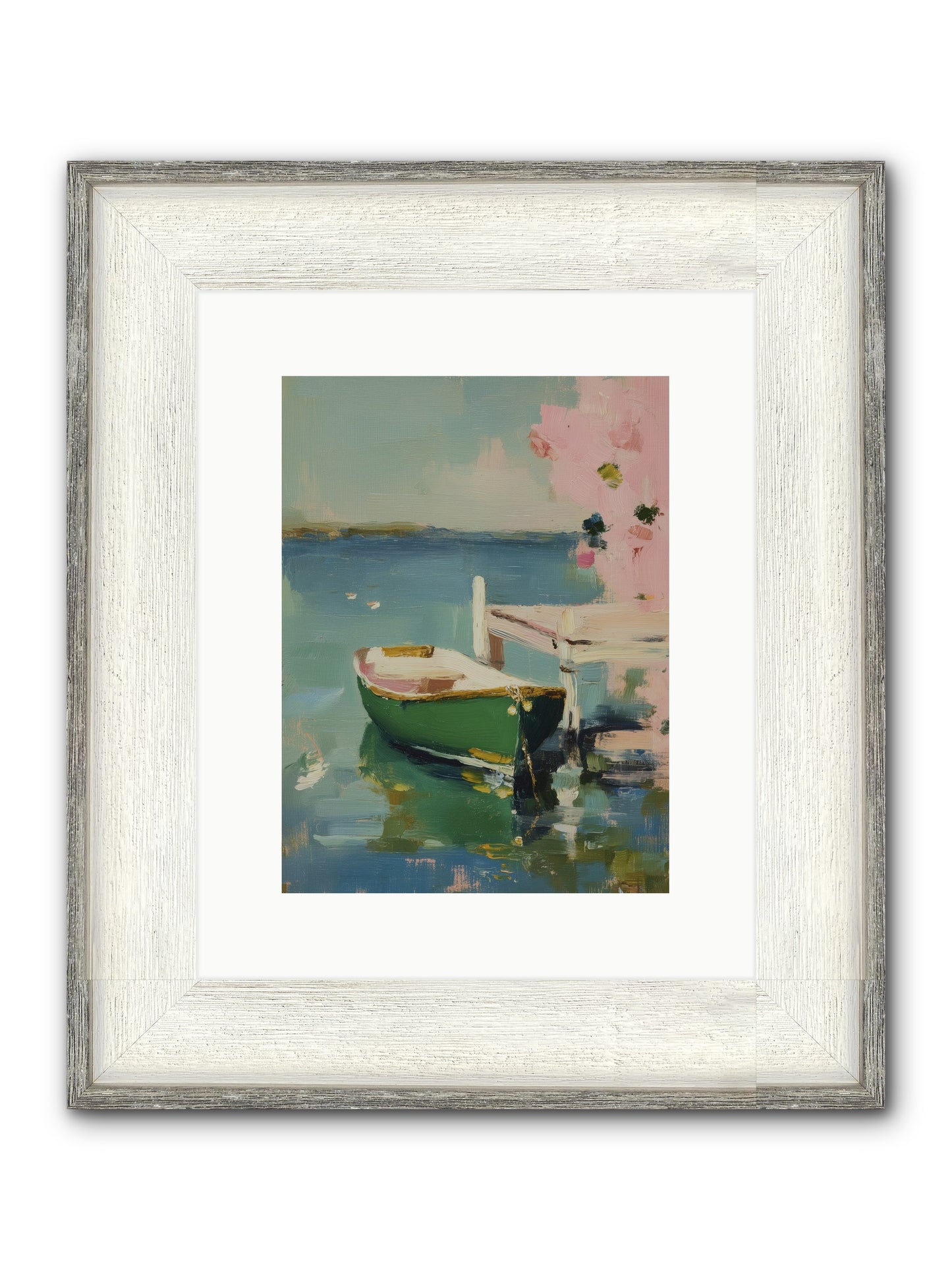 Tomorrow's Journey Framed Print - Driftwood White 9x12