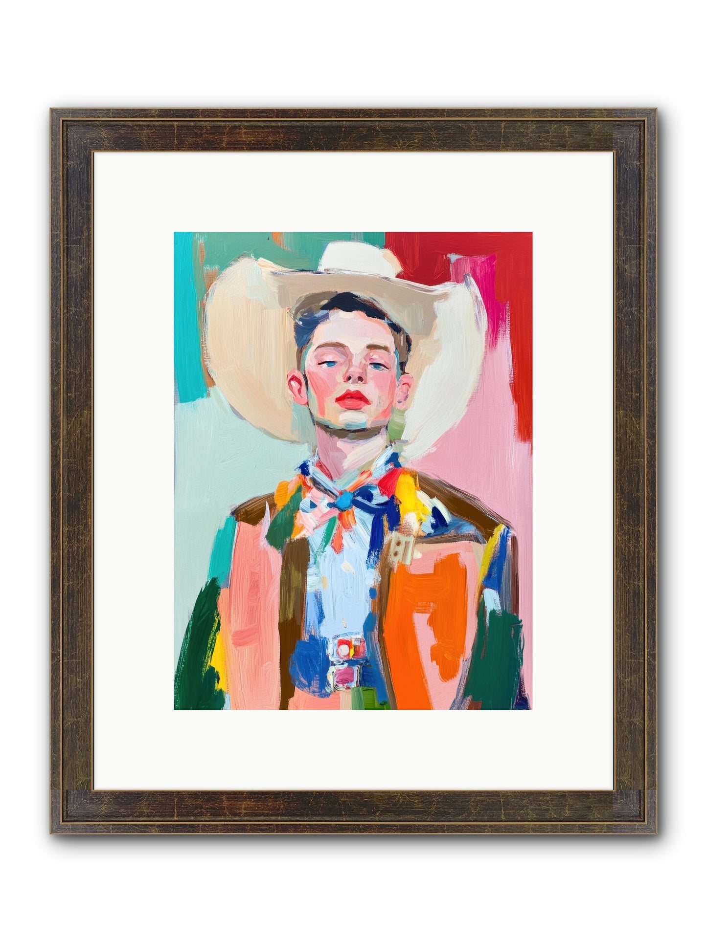 Tornado Jackson Framed Print - Slimwoods Black/Gold 9x12