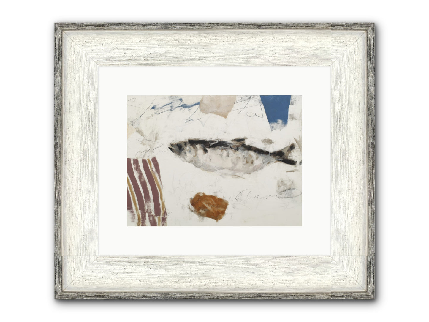 Transcendent Framed Print - Driftwood White 12x9