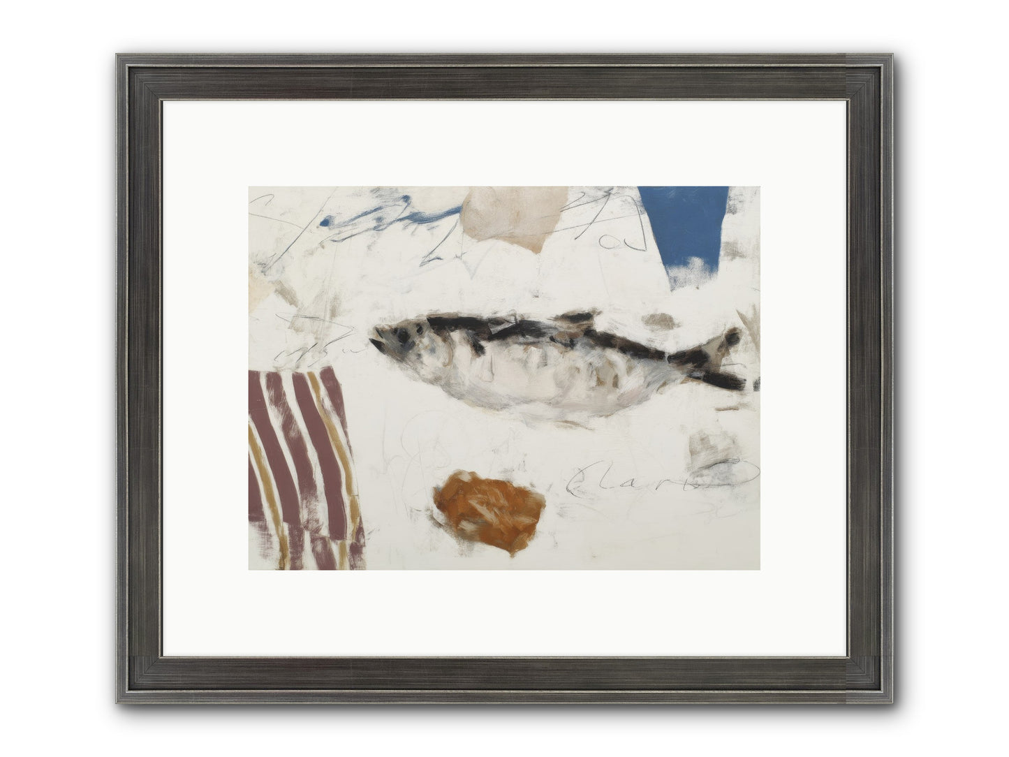 Transcendent Framed Print - Slimwoods Black/Silver 12x9