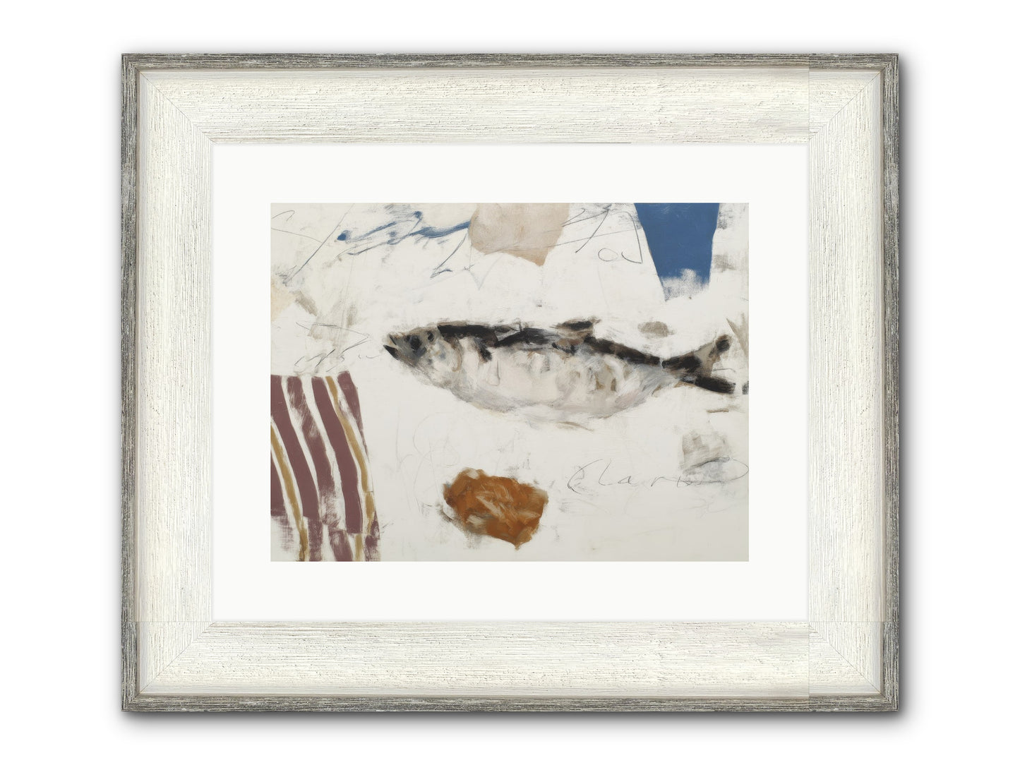 Transcendent Framed Print - Driftwood White 16x12