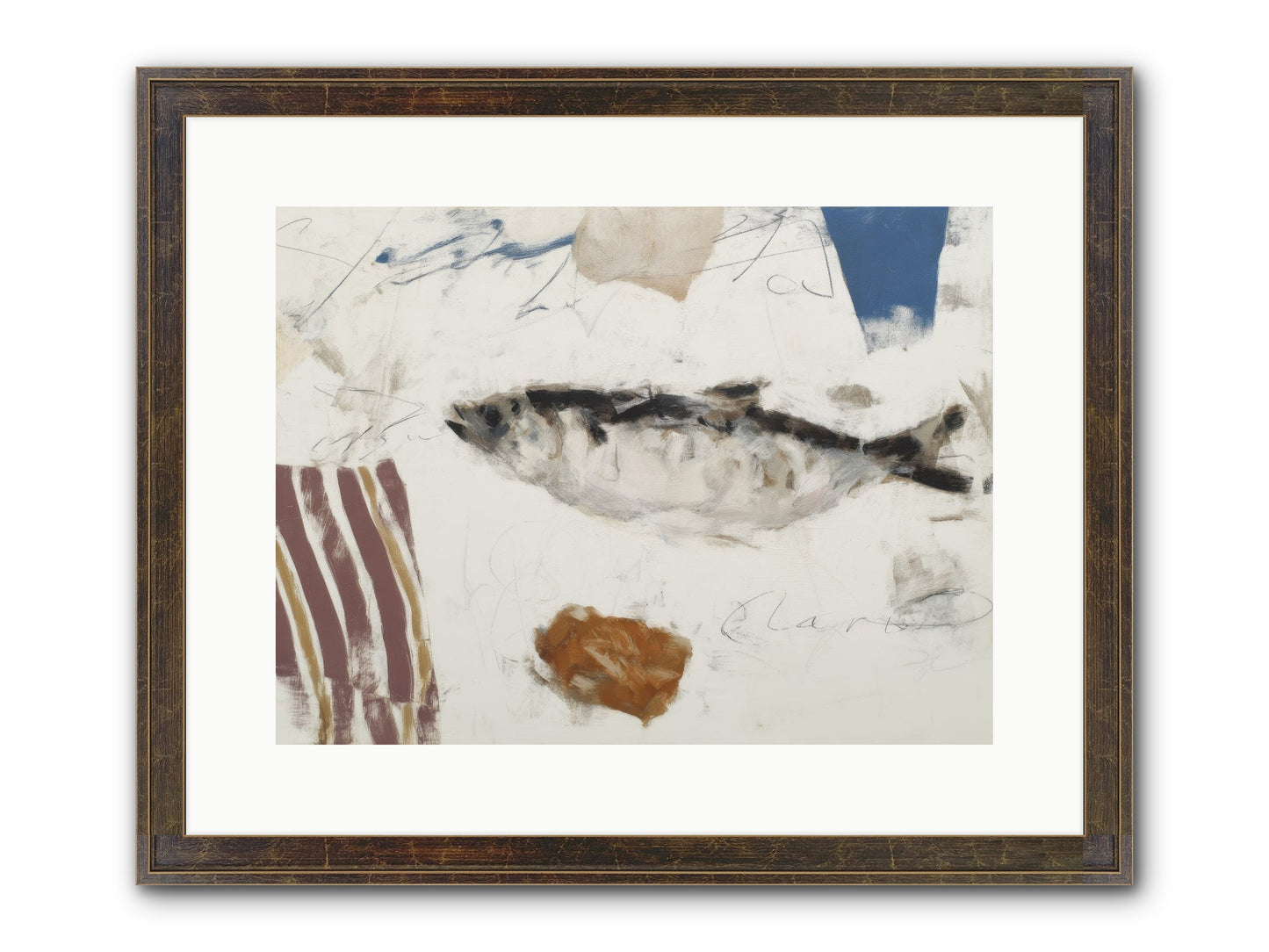 Transcendent Framed Print - Slimwoods Black/Gold 16x12