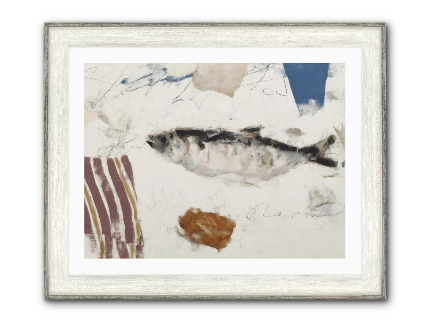 Transcendent Framed Print - Driftwood White 32x24