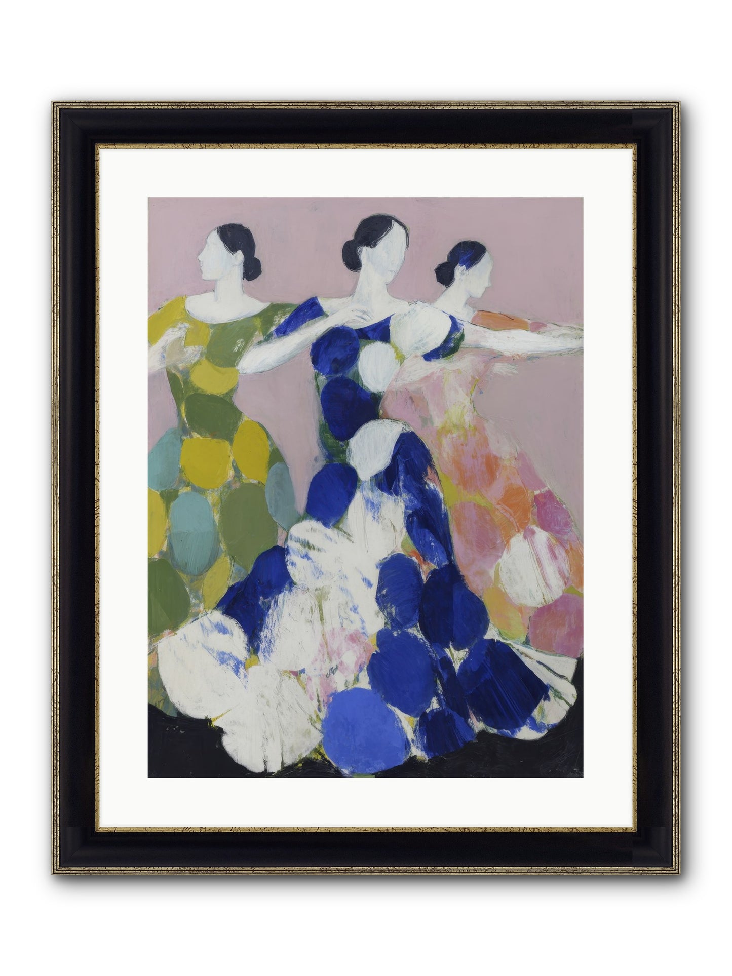 Translated Framed Print - Black & Gold 18x24
