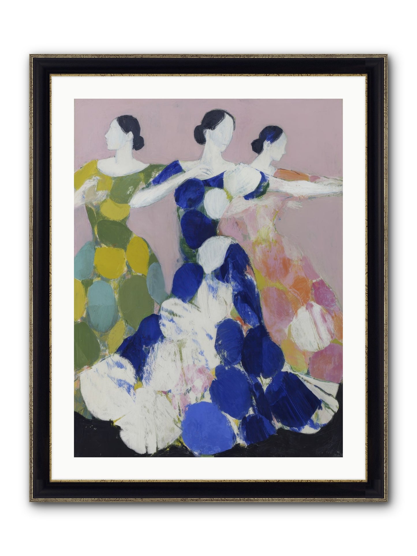 Translated Framed Print - Black & Gold 24x32