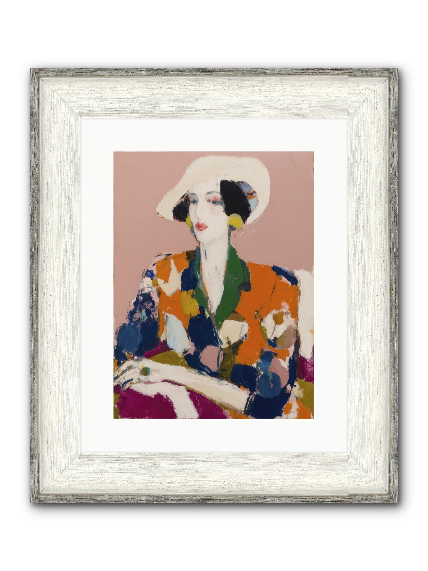 Traveler Between Seasons Framed Print - Driftwood White 12x16
