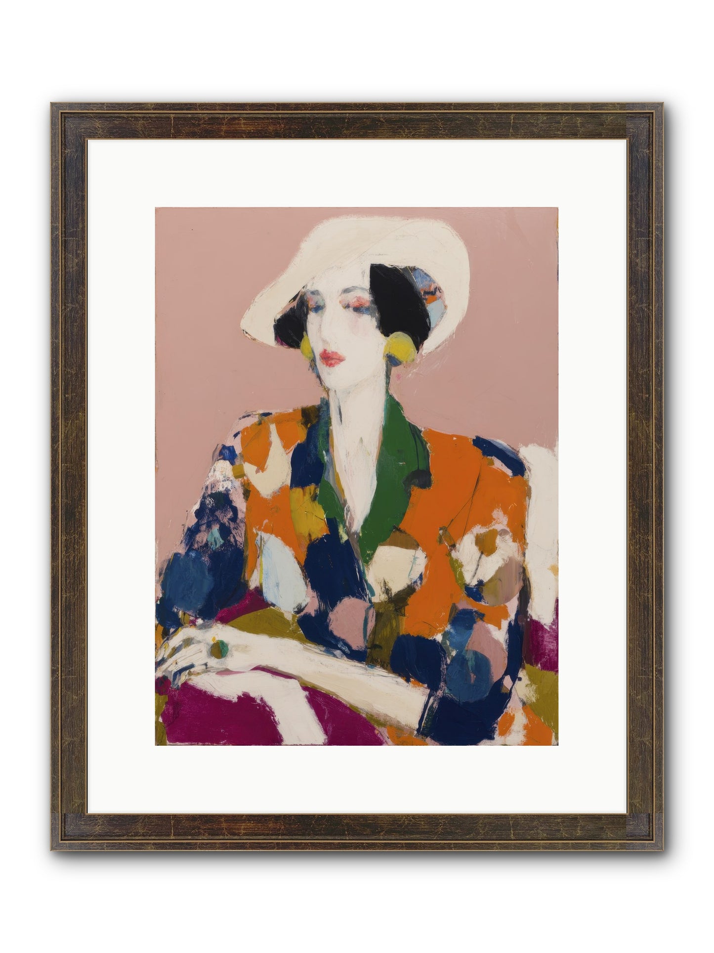 Traveler Between Seasons Framed Print - Slimwoods Black/Gold 12x16