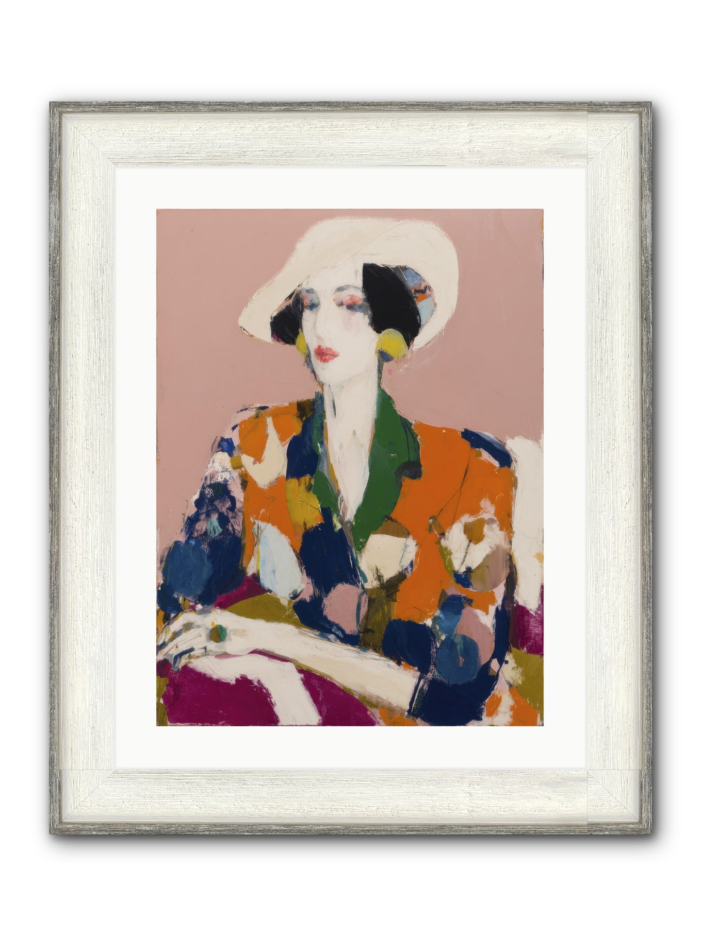 Traveler Between Seasons Framed Print - Driftwood White 18x24