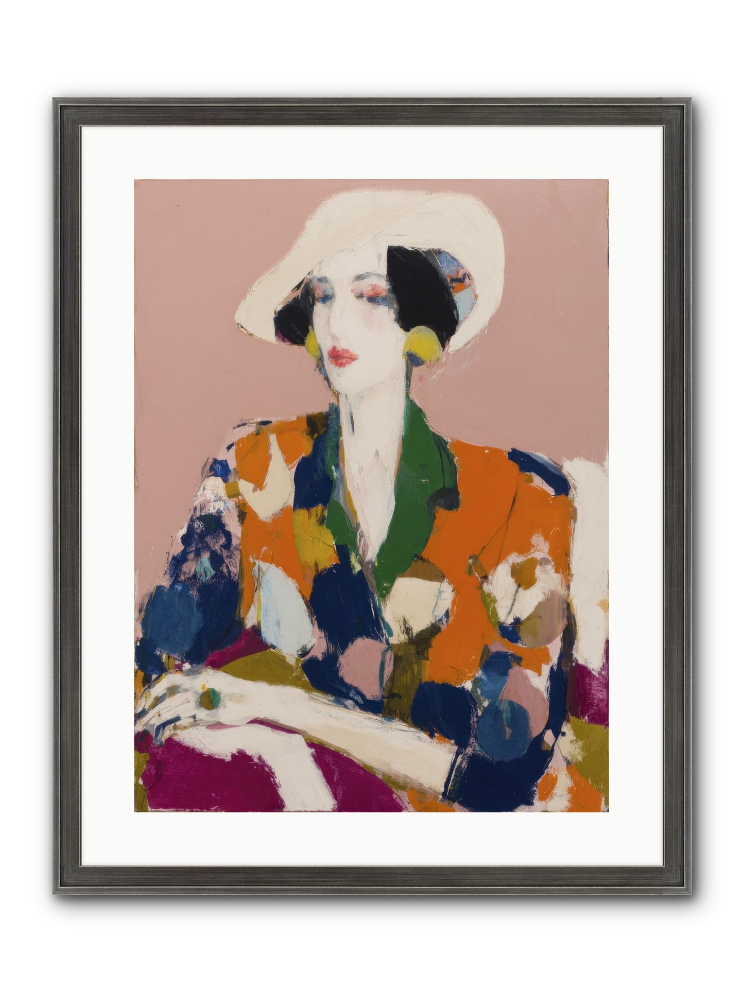 Traveler Between Seasons Framed Print - Slimwoods Black/Silver 18x24