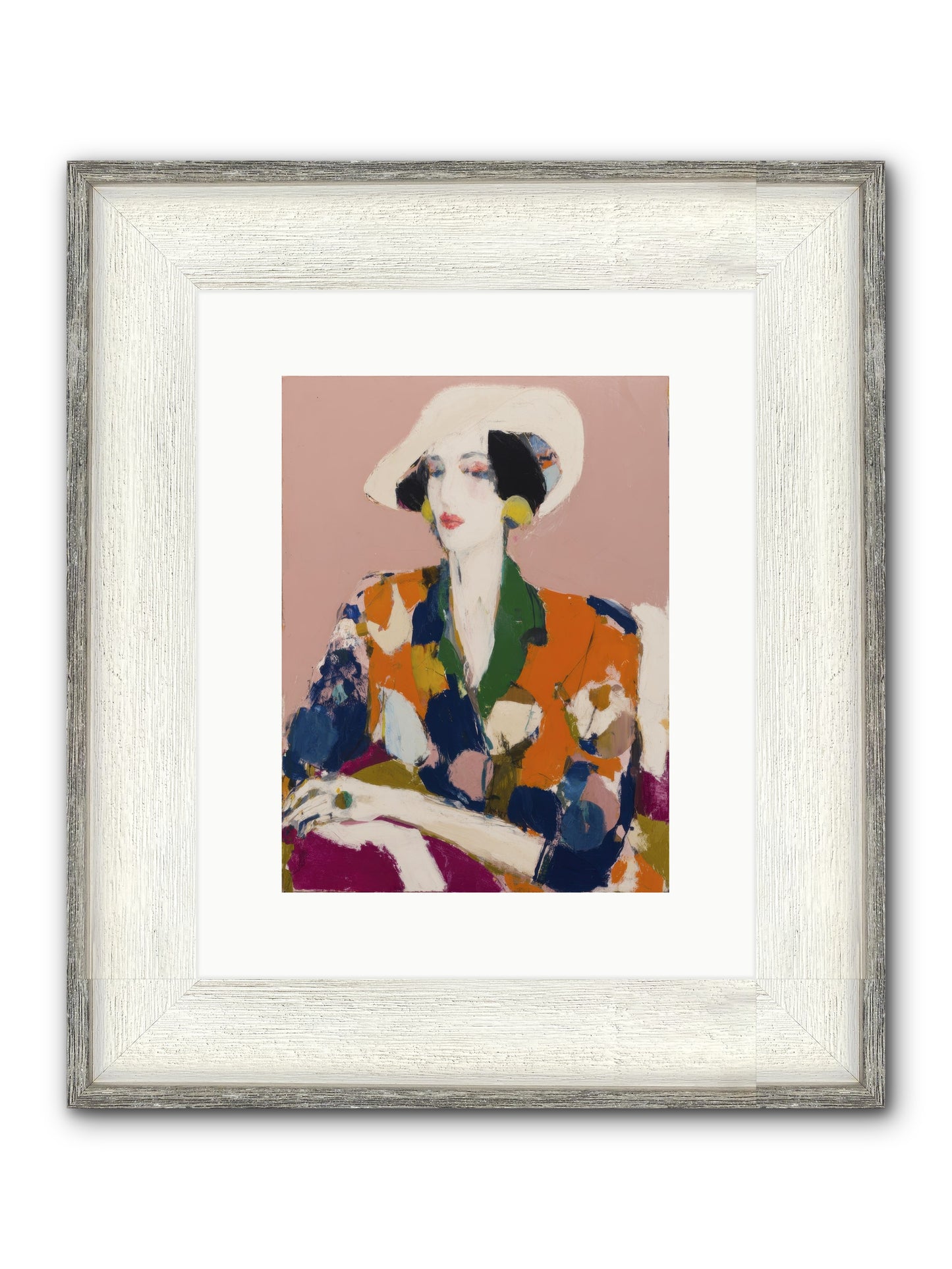 Traveler Between Seasons Framed Print - Driftwood White 9x12