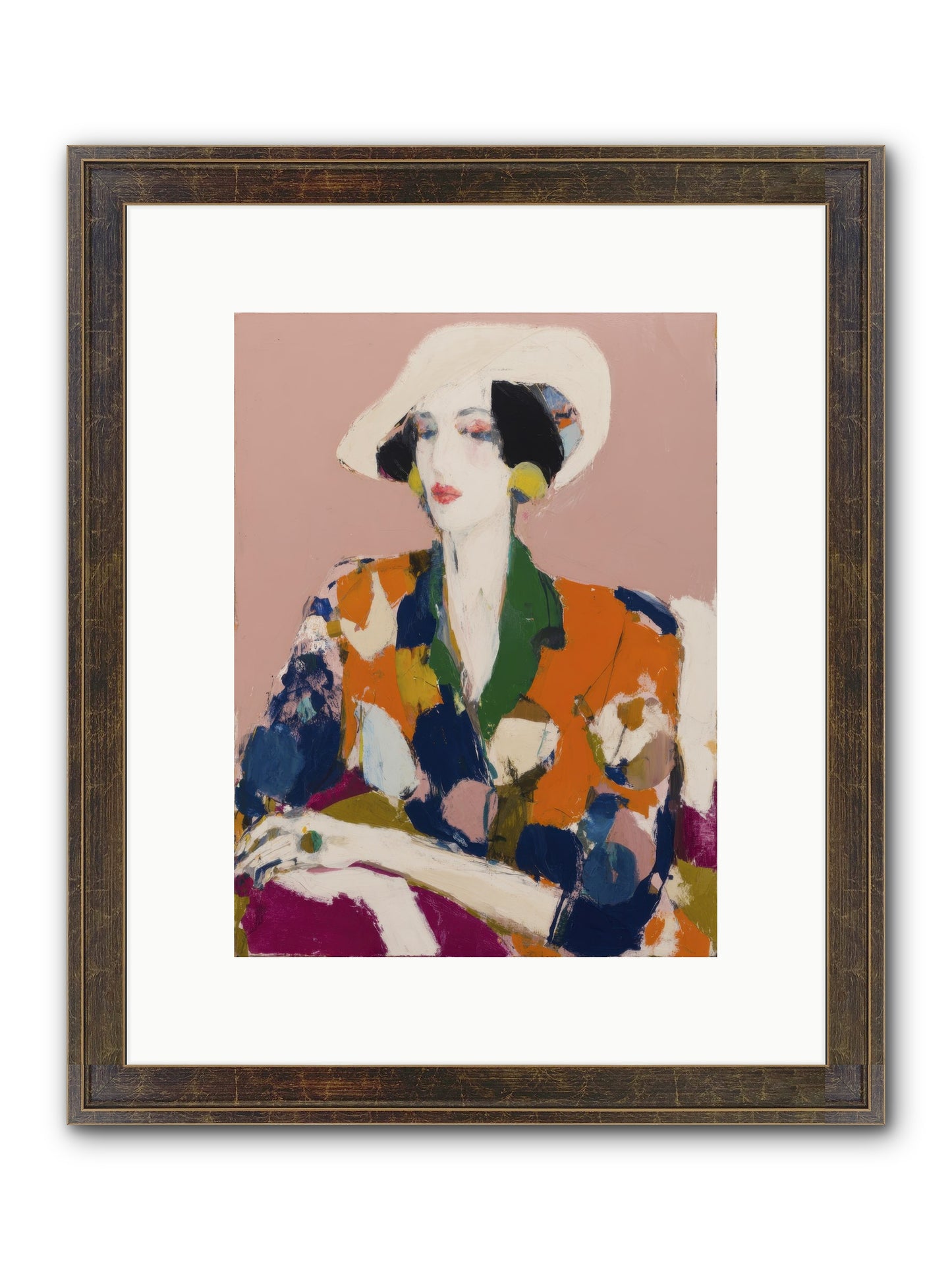 Traveler Between Seasons Framed Print - Slimwoods Black/Gold 9x12