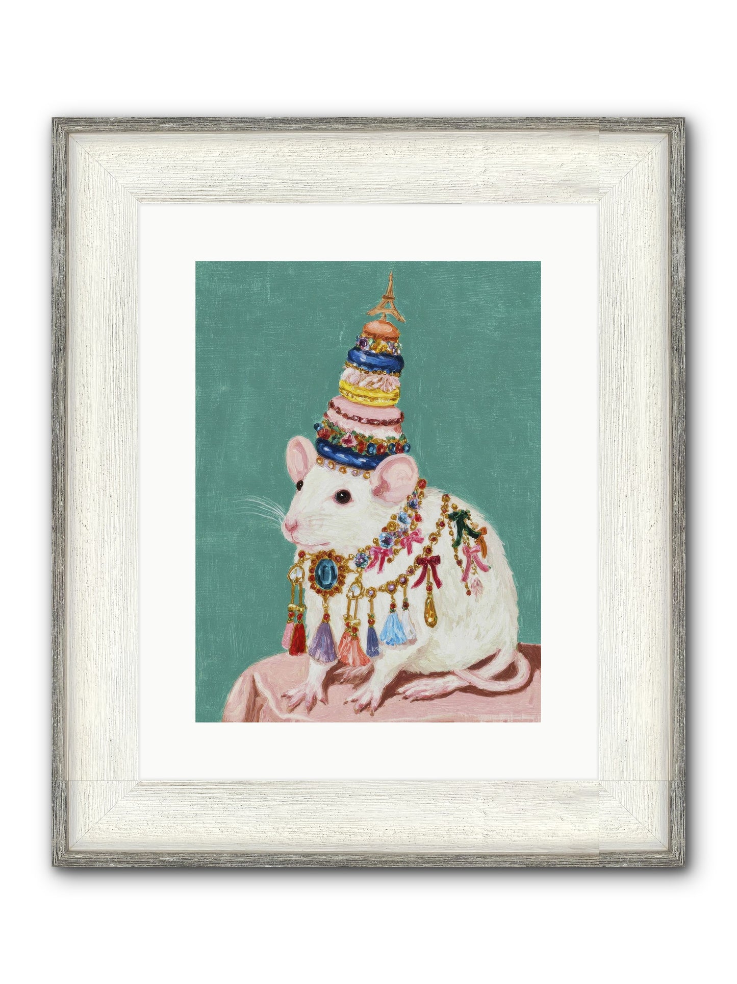 Treasure Most Divine Framed Print - Driftwood White 12x16