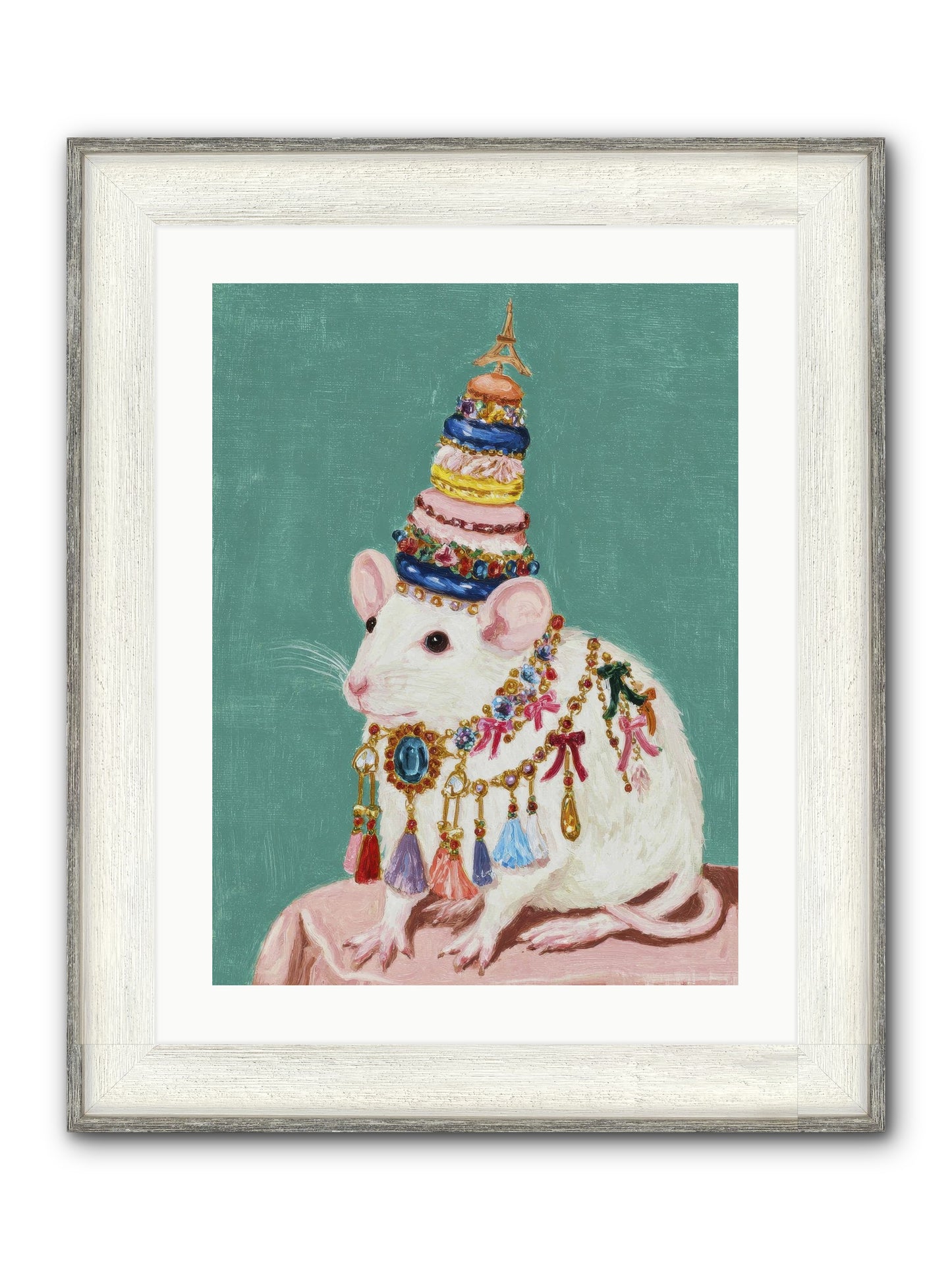 Treasure Most Divine Framed Print - Driftwood White 18x24