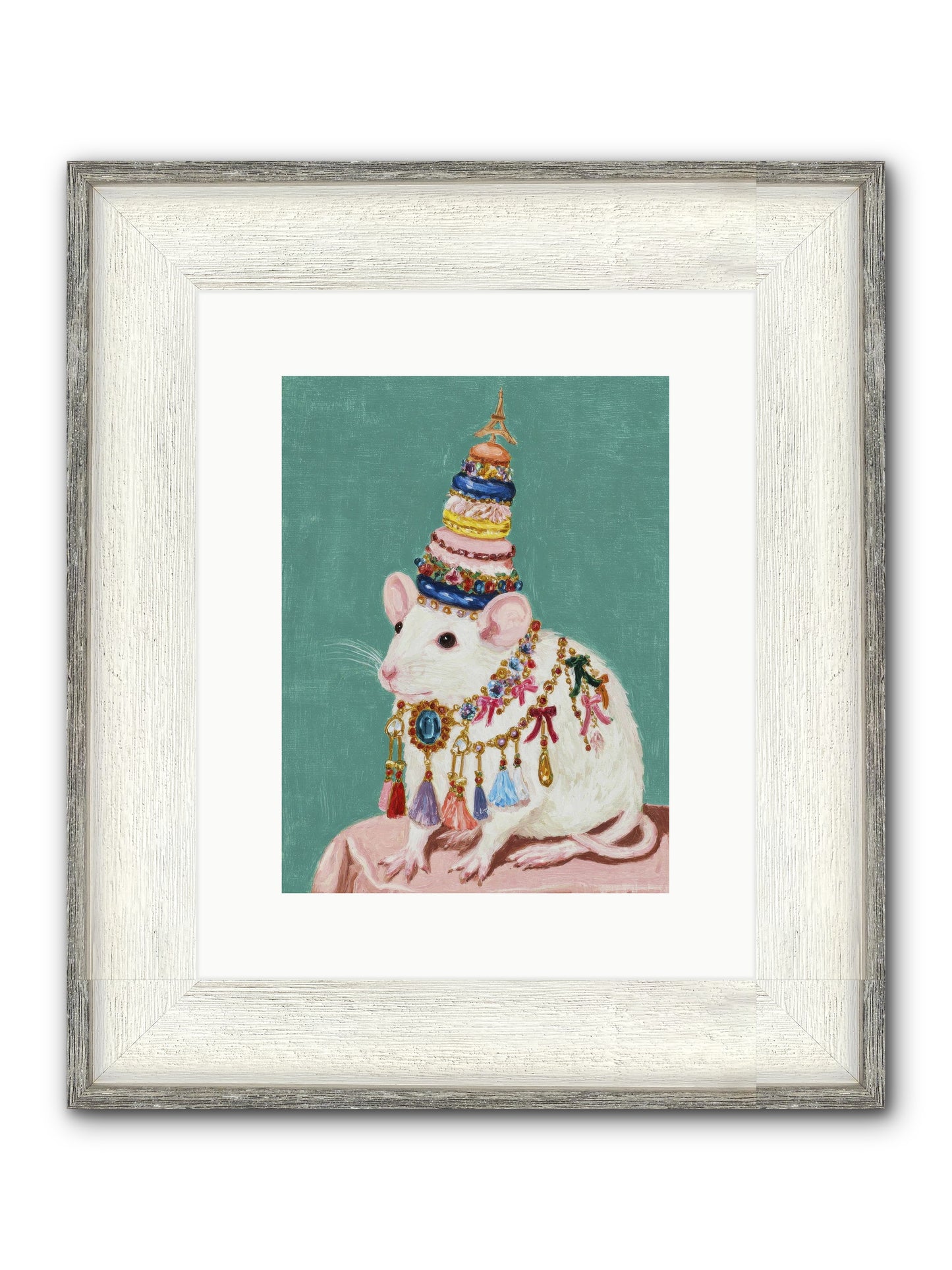 Treasure Most Divine Framed Print - Driftwood White 9x12