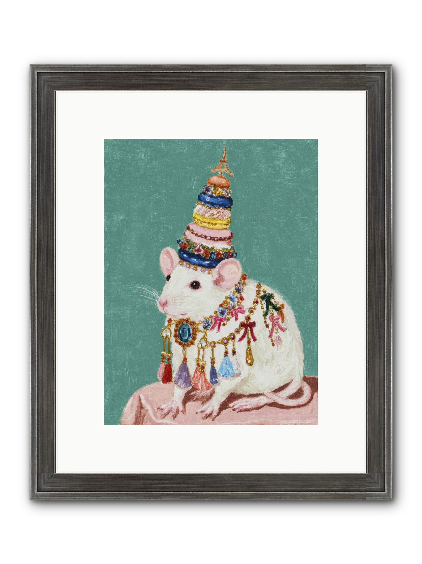 Treasure Most Divine Framed Print - Slimwoods Black/Silver 9x12