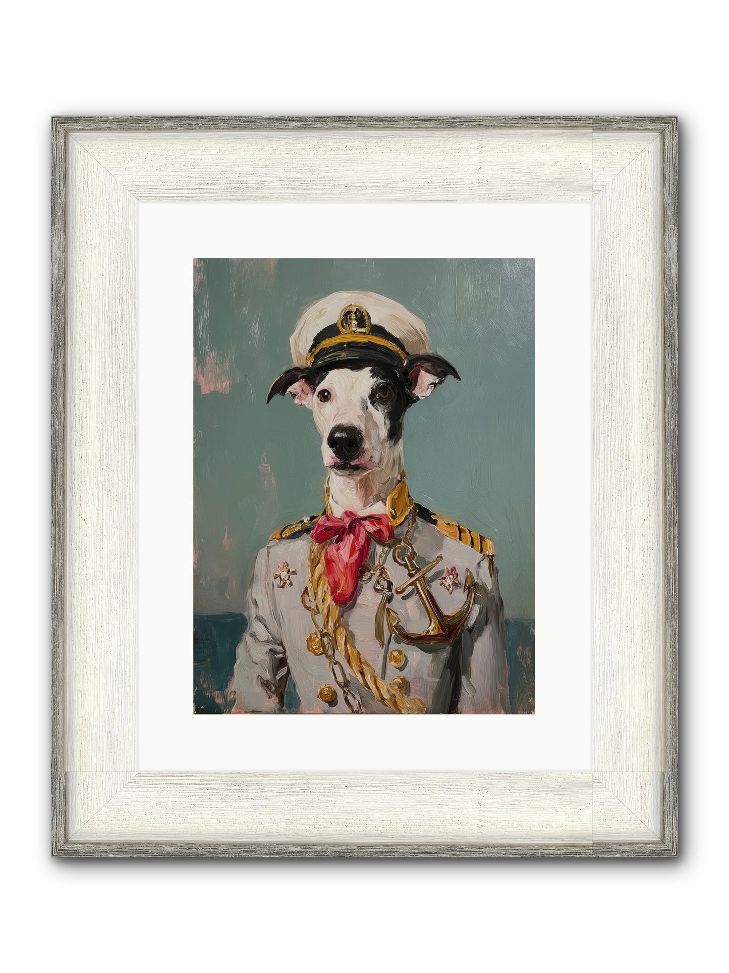 Treasured Mariner Framed Print - Driftwood White 12x16
