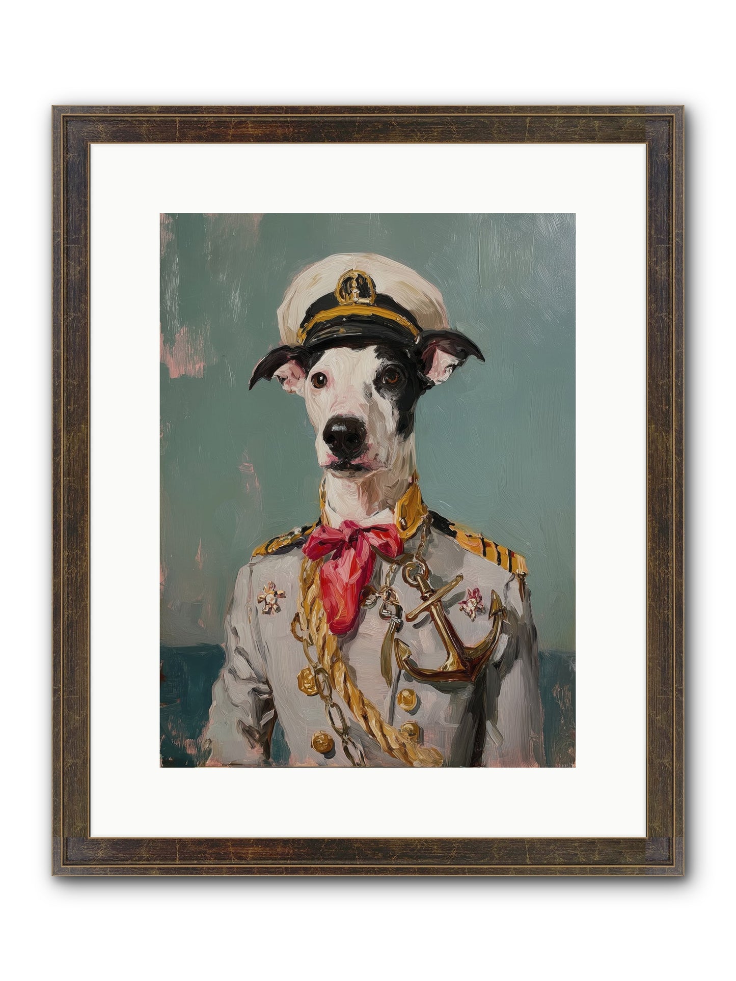 Treasured Mariner Framed Print - Slimwoods Black/Gold 12x16