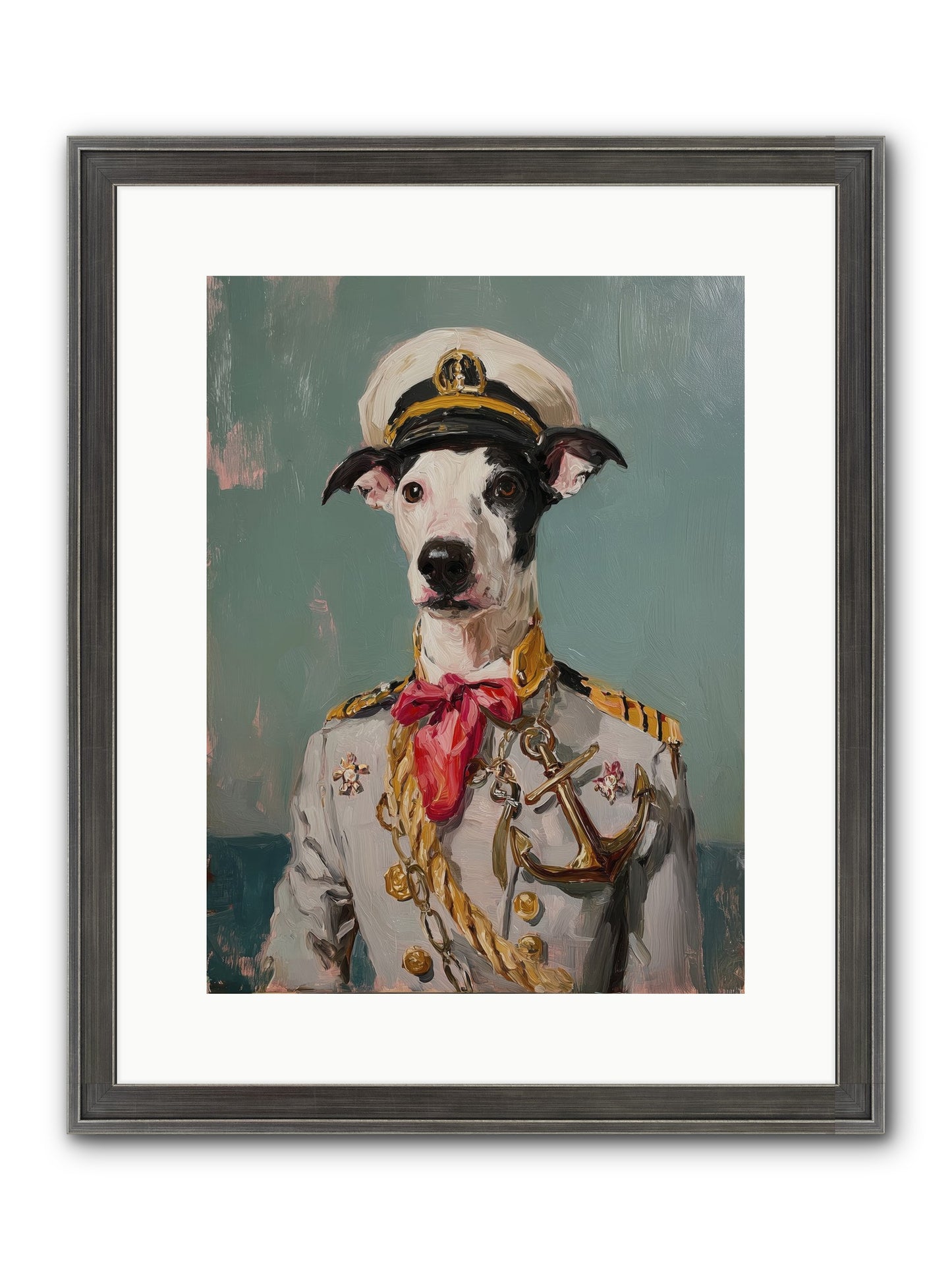 Treasured Mariner Framed Print - Slimwoods Black/Silver 12x16