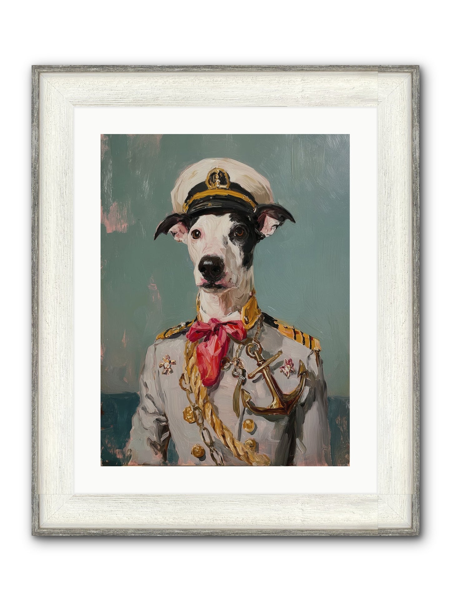 Treasured Mariner Framed Print - Driftwood White 18x24