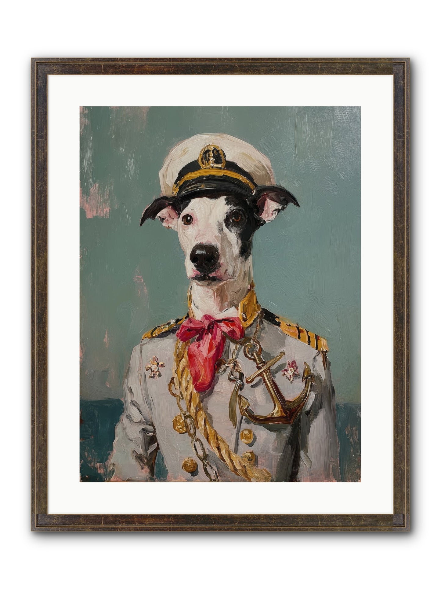 Treasured Mariner Framed Print - Slimwoods Black/Gold 18x24