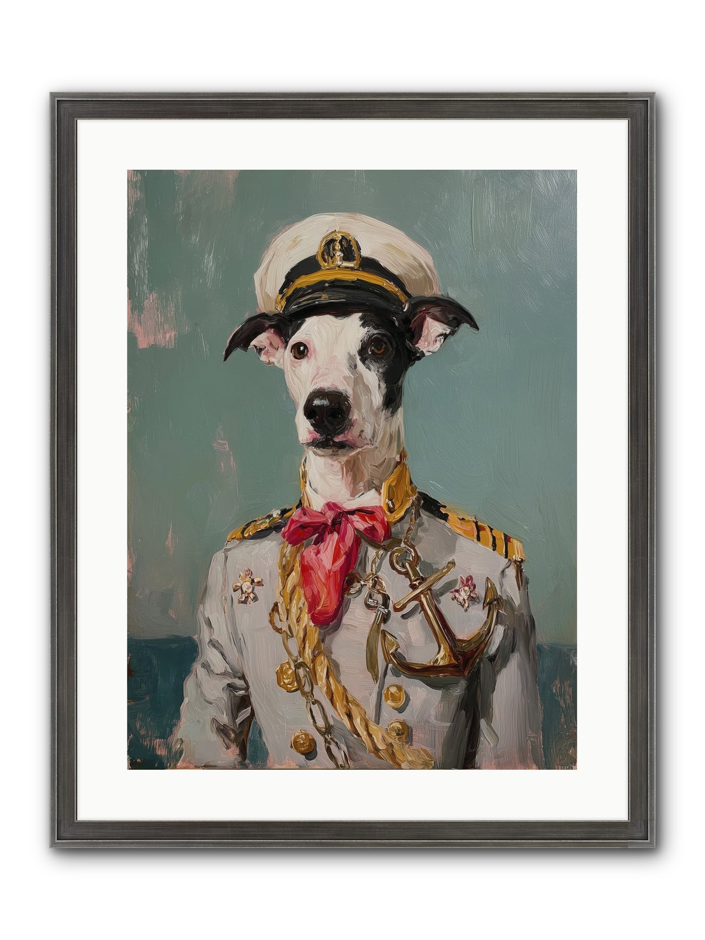 Treasured Mariner Framed Print - Slimwoods Black/Silver 18x24