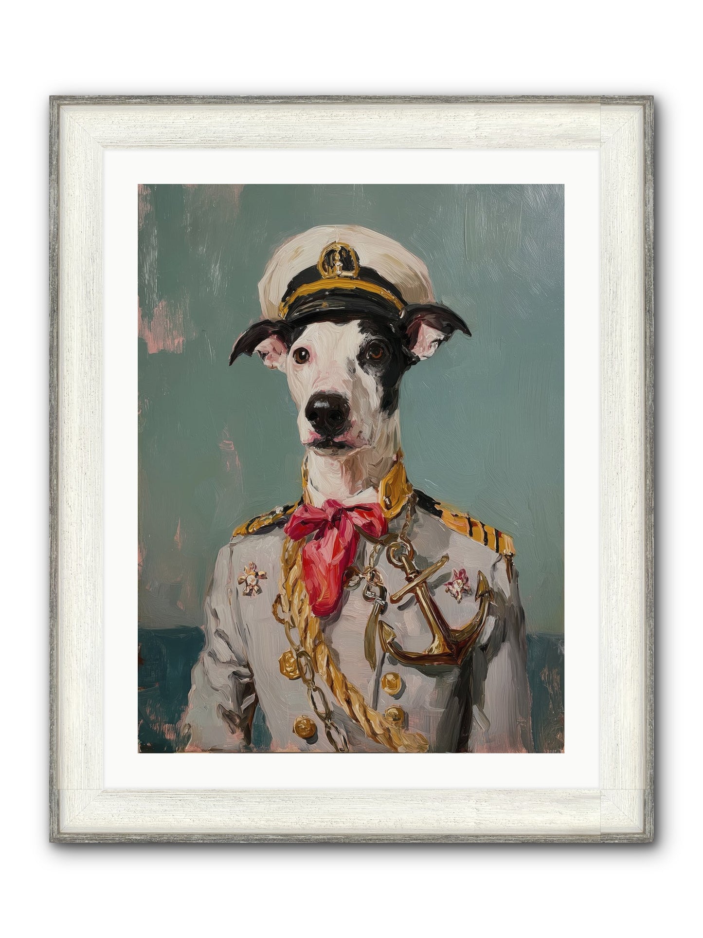 Treasured Mariner Framed Print - Driftwood White 24x32