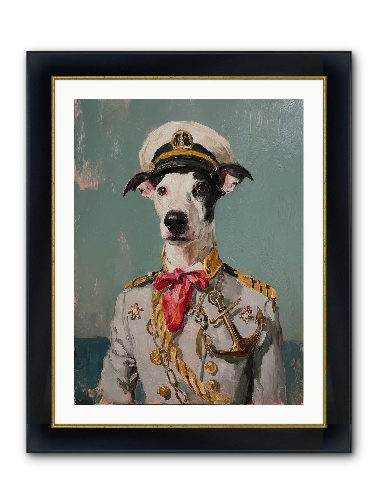 Treasured Mariner Framed Print - Wide Black w/Gold 24x32
