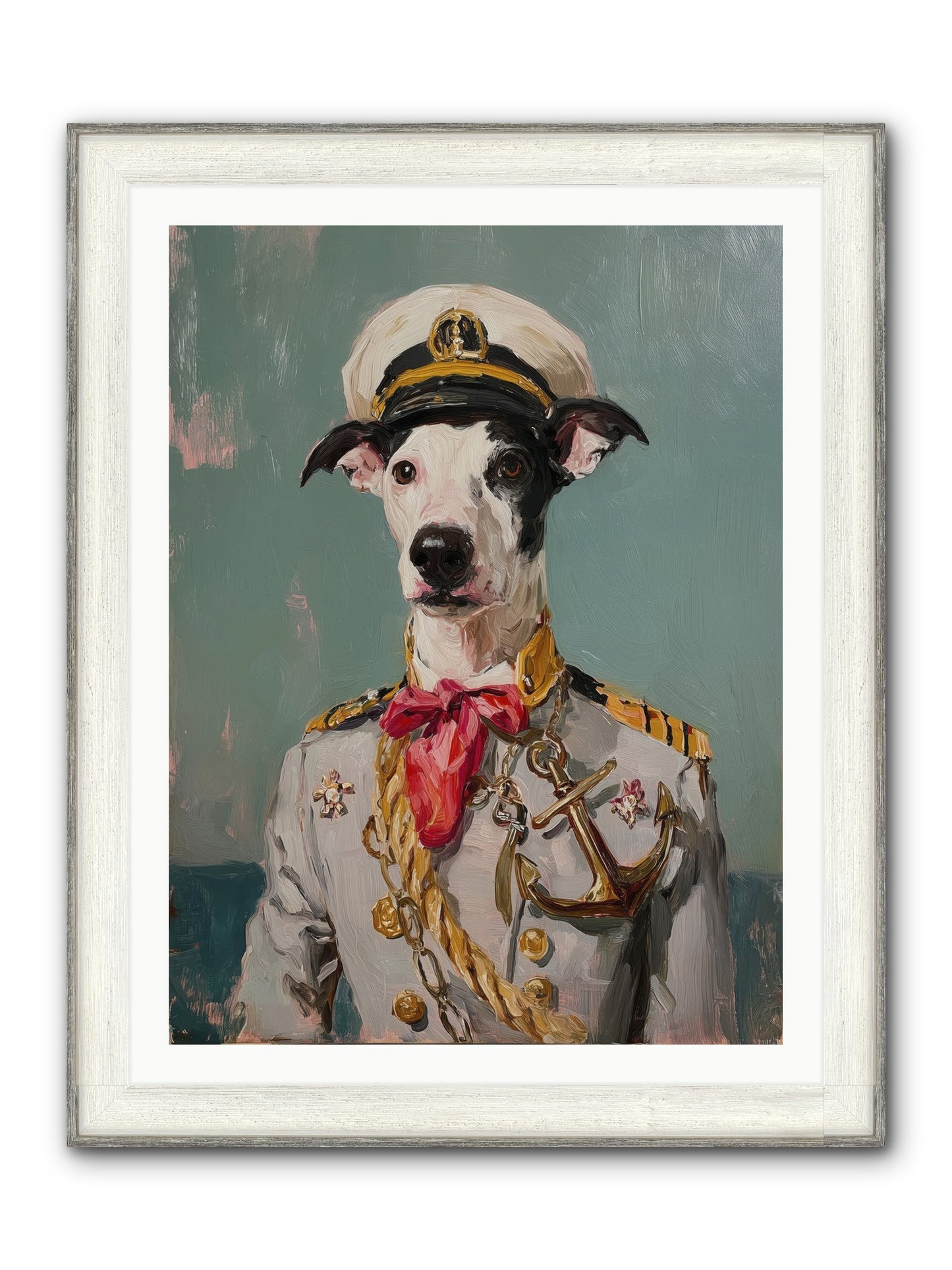 Treasured Mariner Framed Print - Driftwood White 30x40