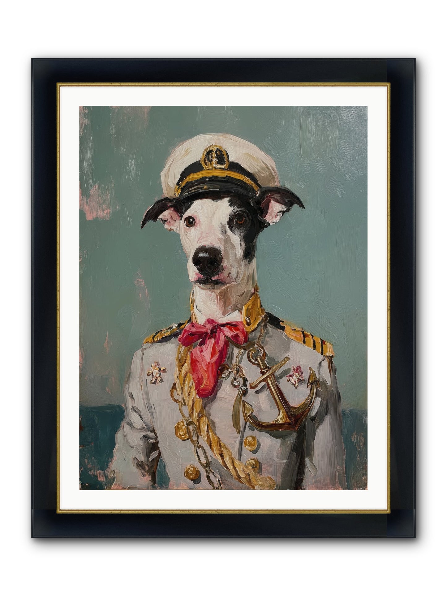 Treasured Mariner Framed Print - Wide Black w/Gold 30x40