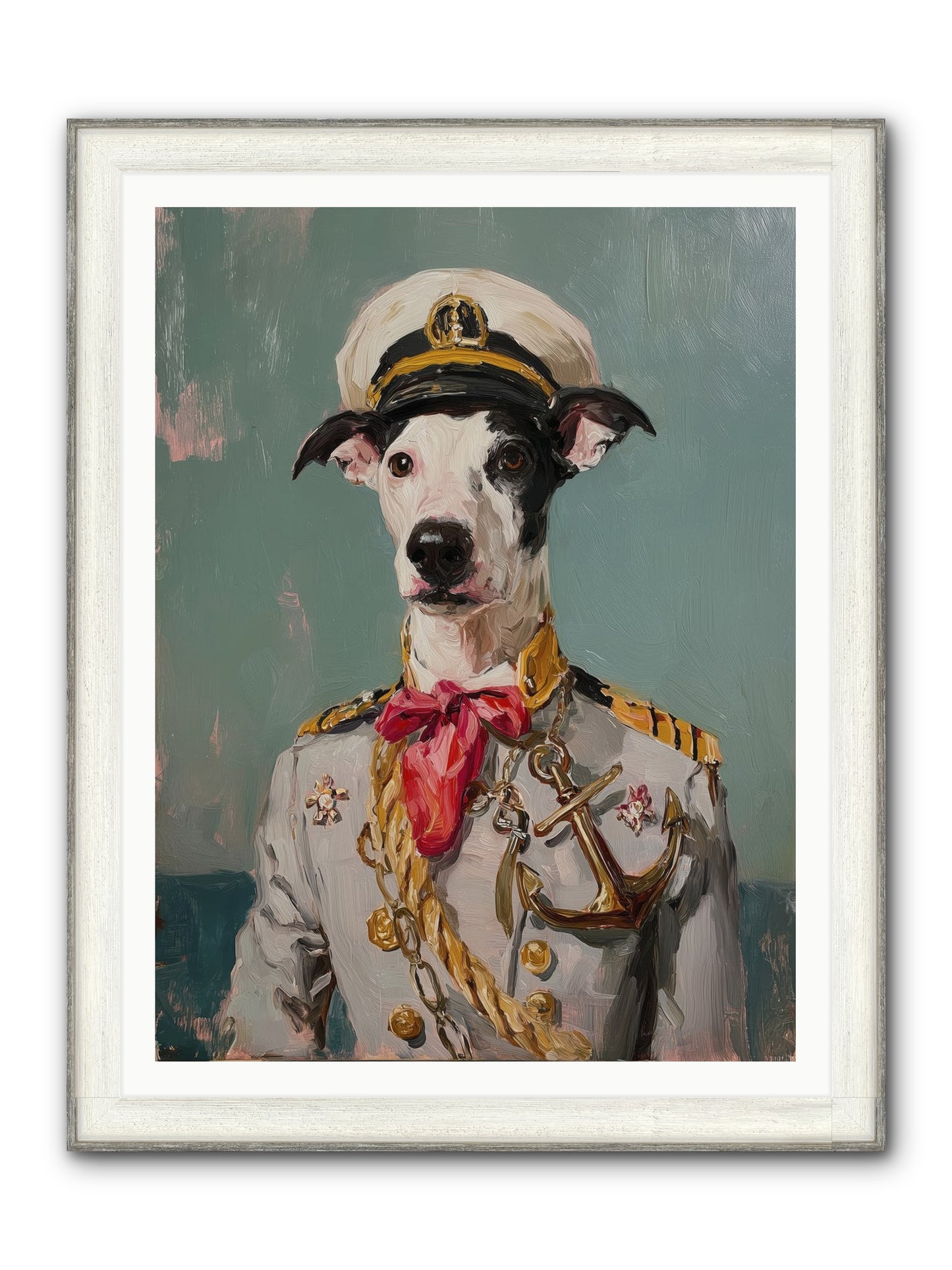Treasured Mariner Framed Print - Driftwood White 36x48