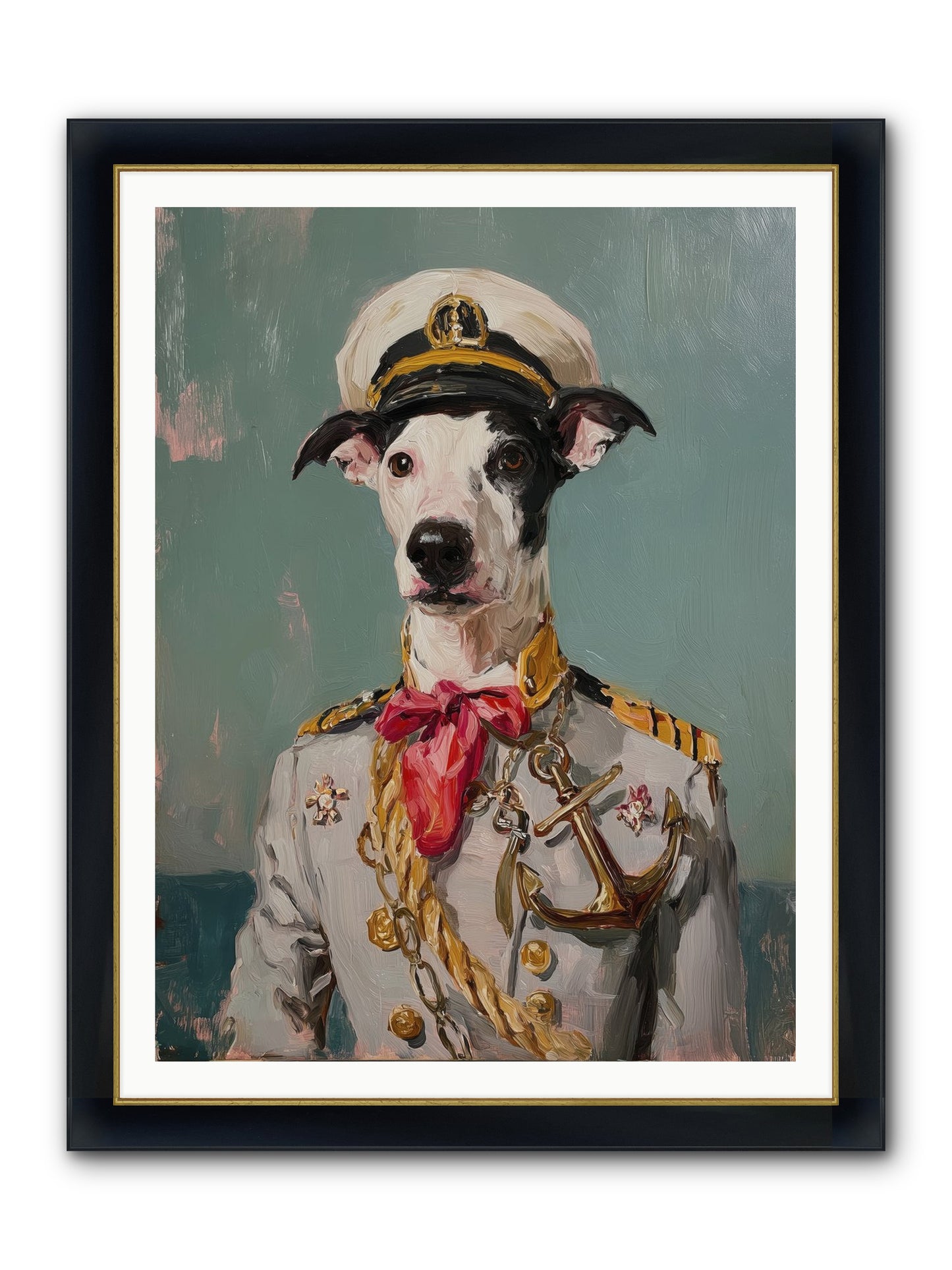 Treasured Mariner Framed Print - Wide Black w/Gold 36x48