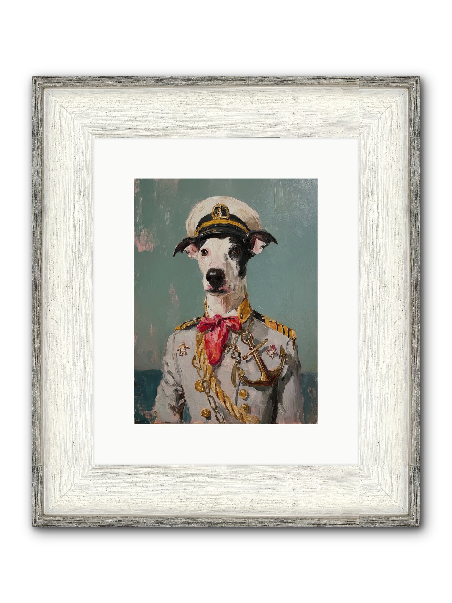 Treasured Mariner Framed Print - Driftwood White 9x12