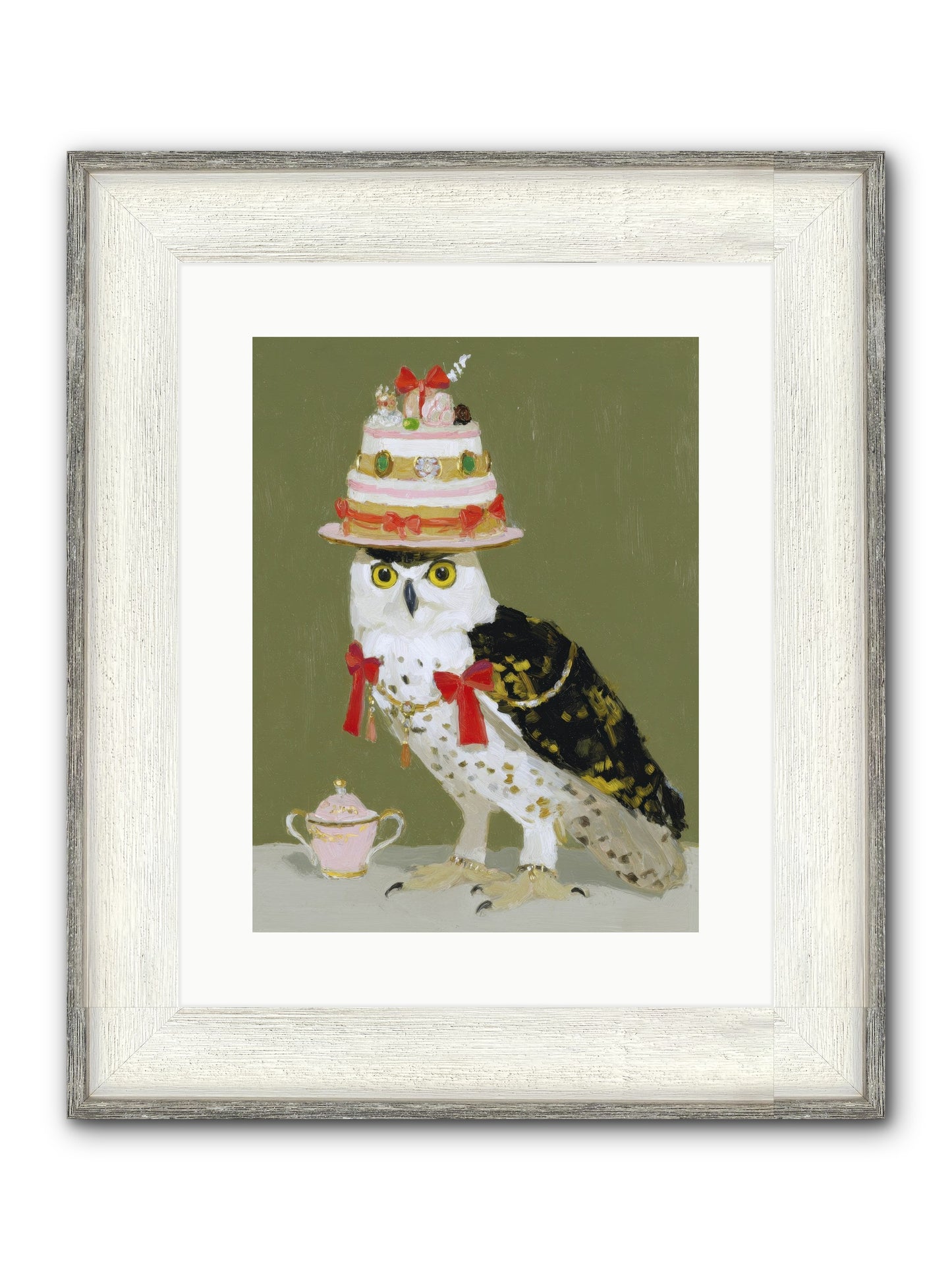 Treasured Whirlwind Framed Print - Driftwood White 12x16