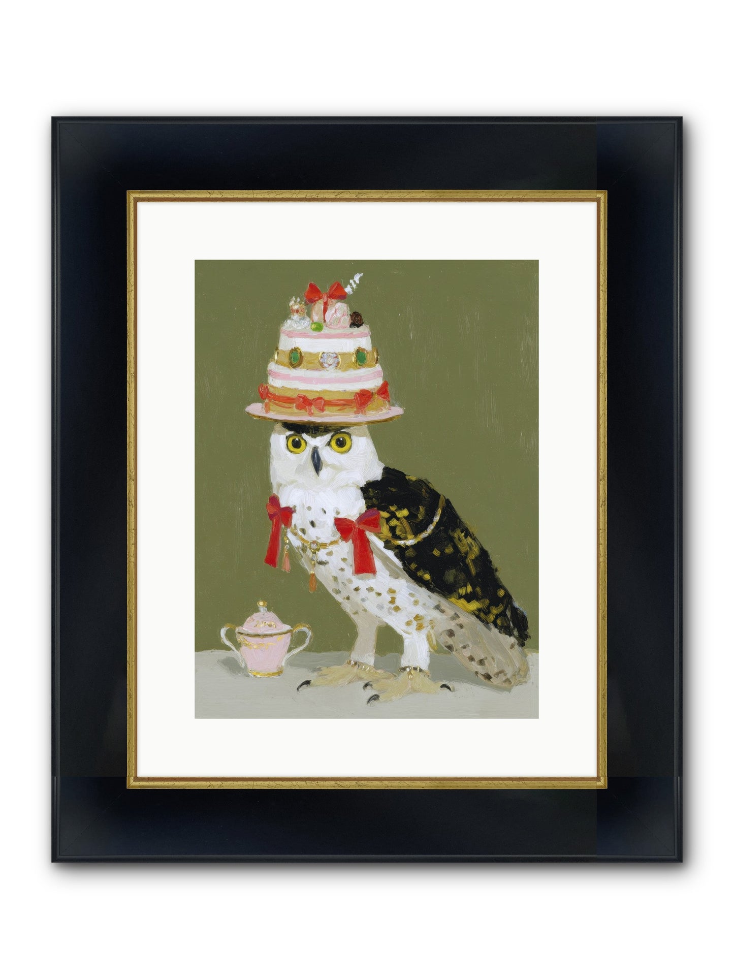Treasured Whirlwind Framed Print - Wide Black w/Gold 12x16