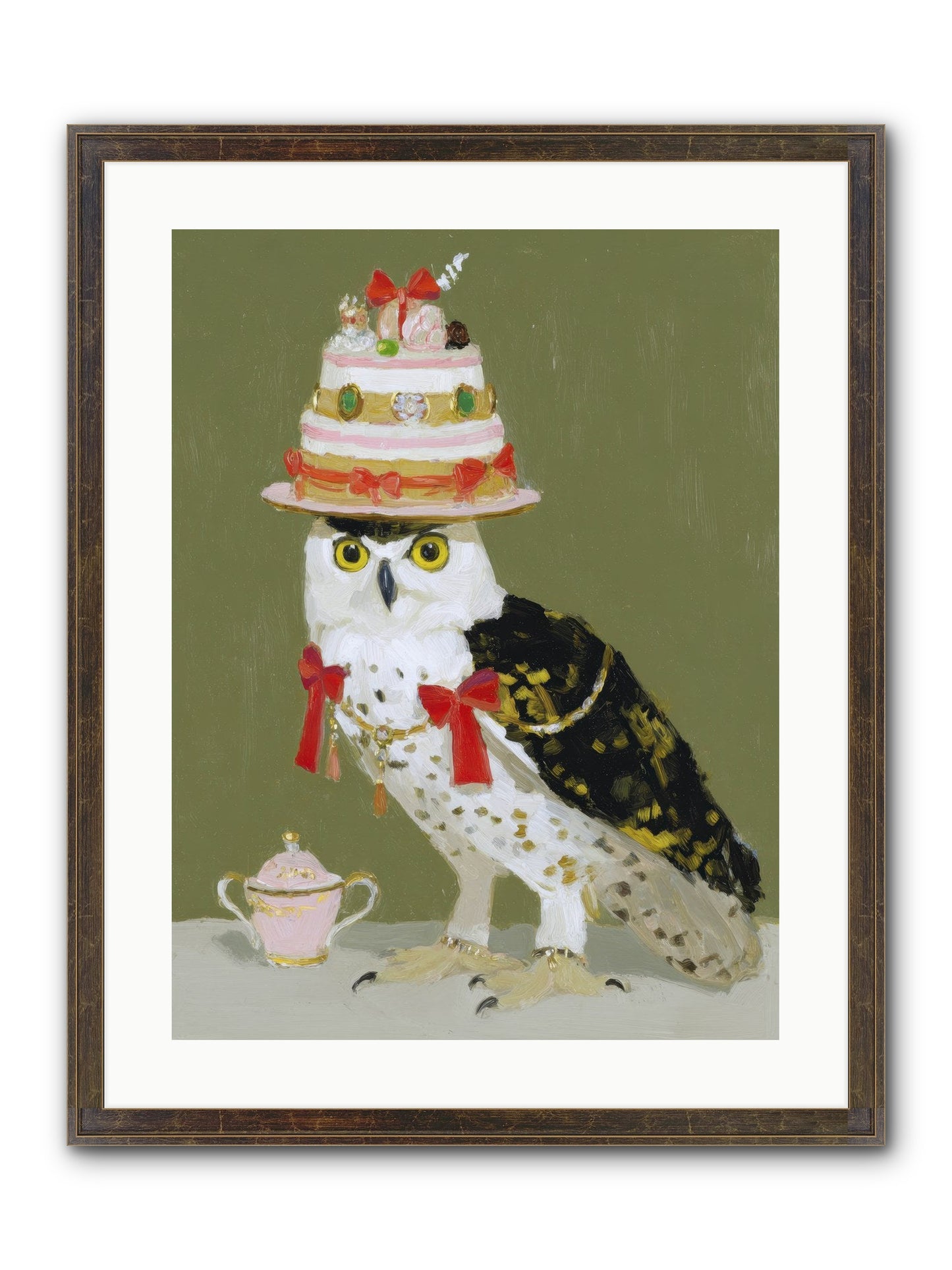Treasured Whirlwind Framed Print - Slimwoods Black/Gold 18x24