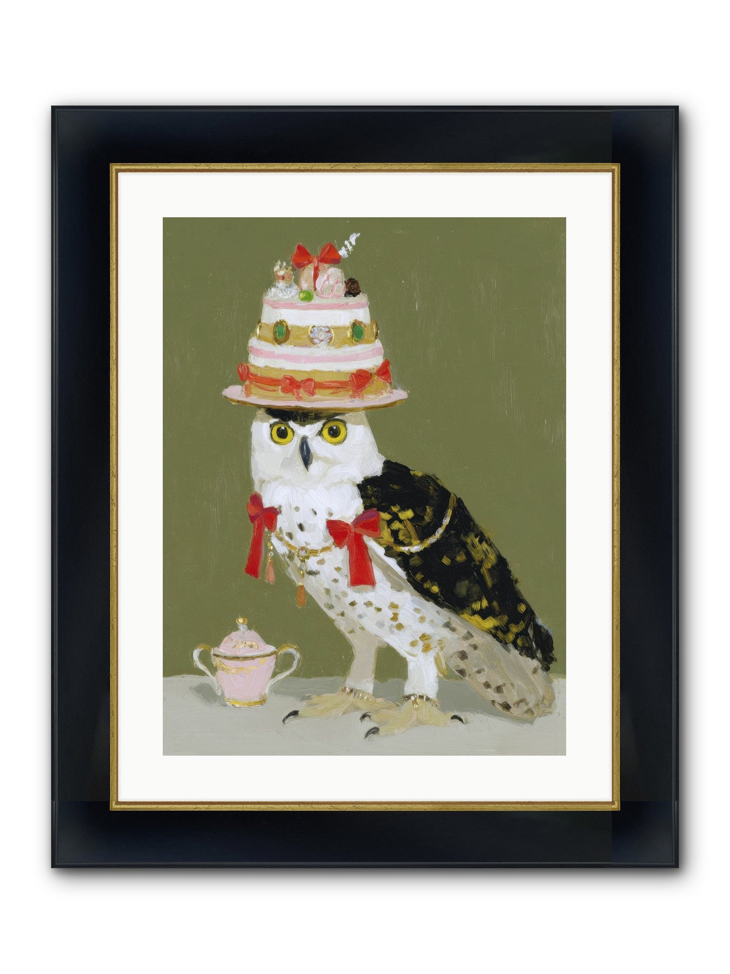Treasured Whirlwind Framed Print - Wide Black w/Gold 18x24